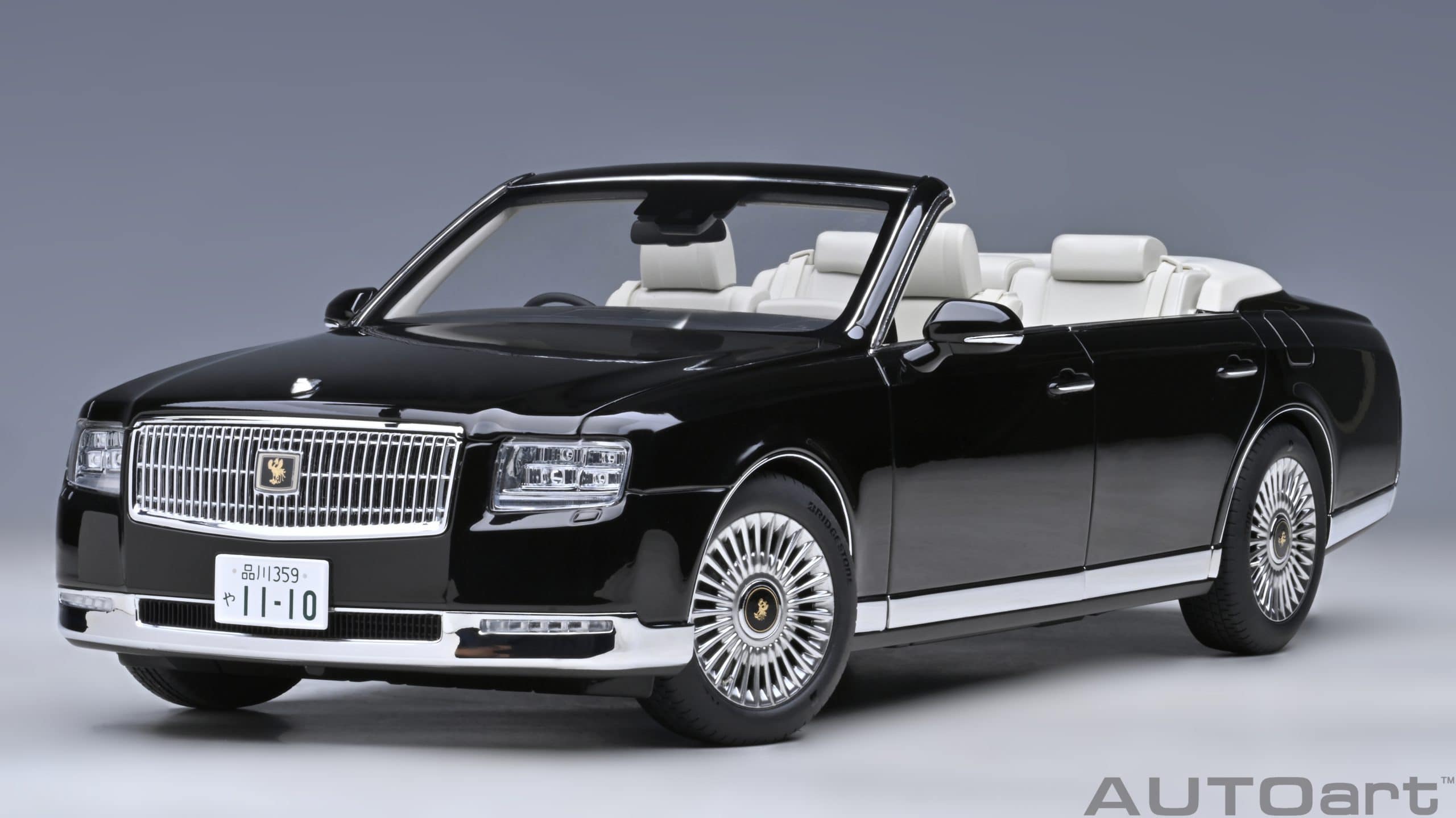 AUTOart Toyota Century Open Car 2019 1:18 - Black - Image 14