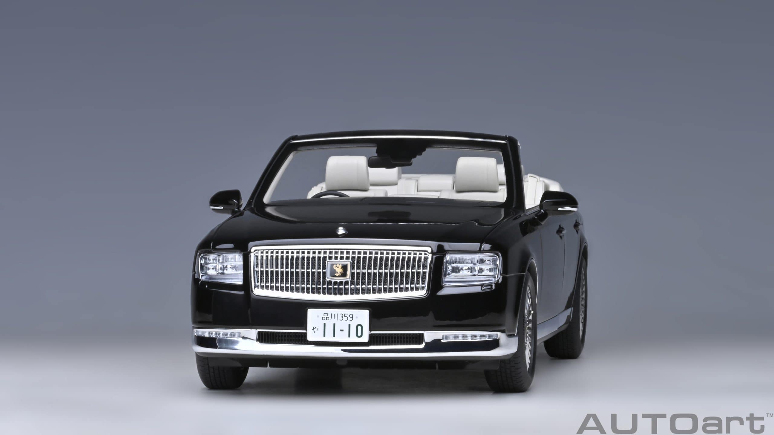 AUTOart Toyota Century Open Car 2019 1:18 - Black - Image 16