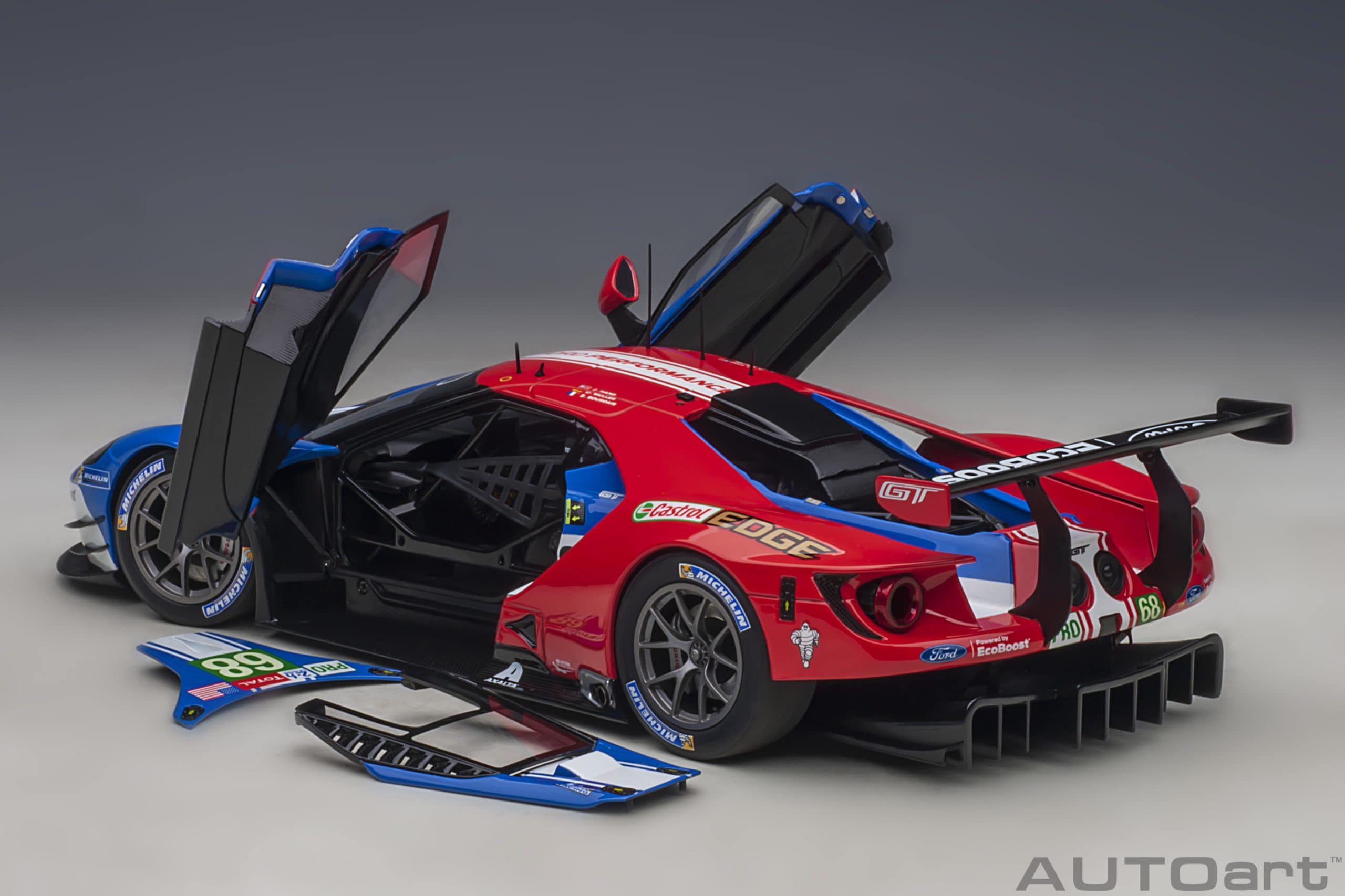 AUTOart Ford GT LM 2019 Hand/Müller/Bourdais #68 1:18 - Immagine 13