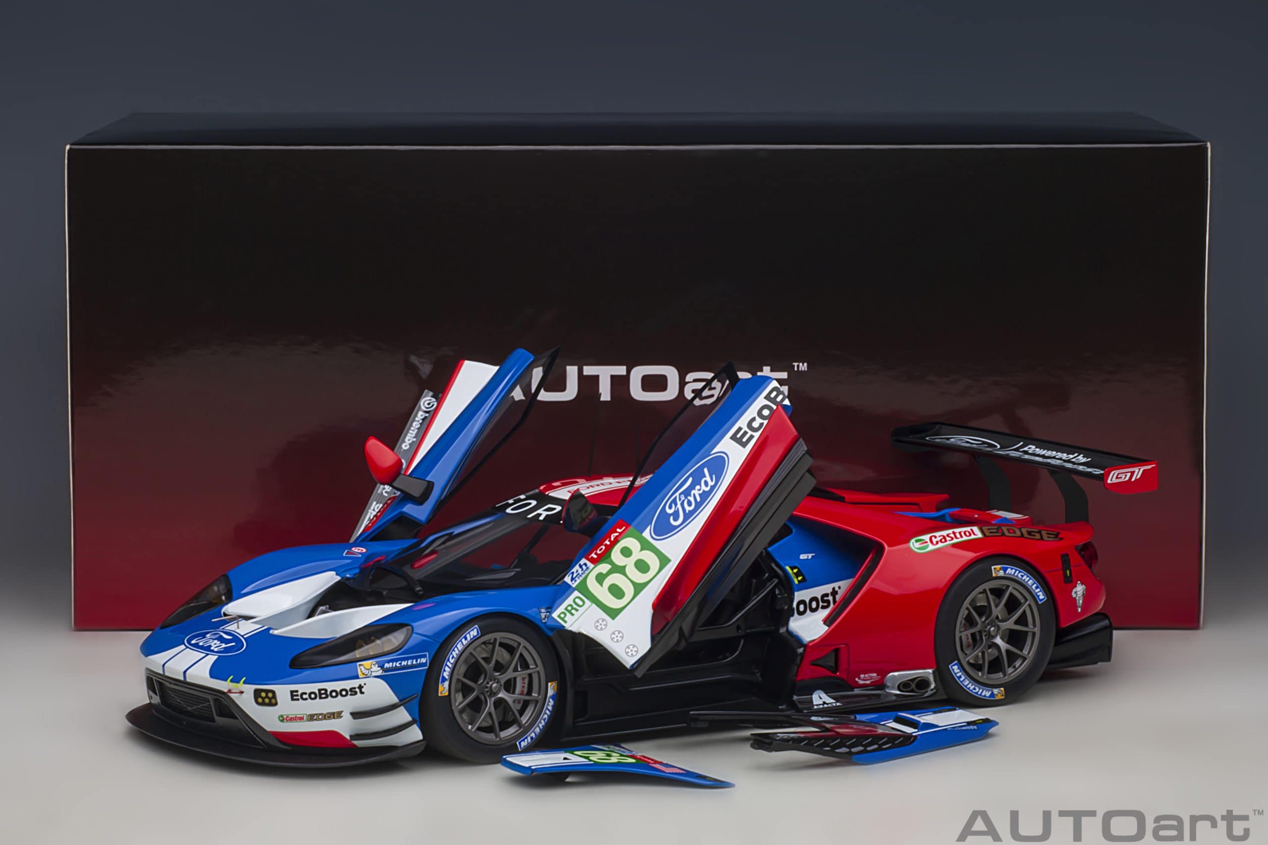 AUTOart Ford GT LM 2019 Hand/Müller/Bourdais #68 1:18 - Immagine 18