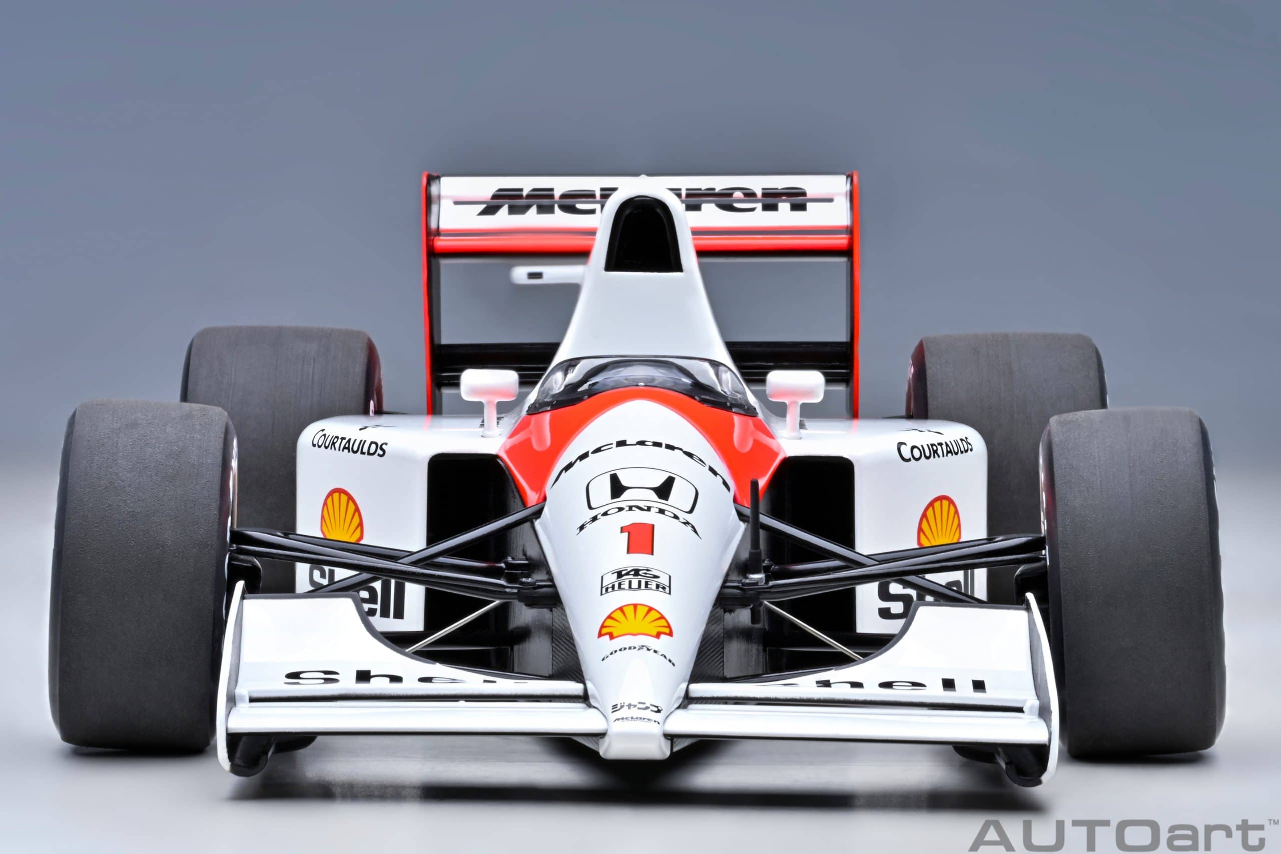 AUTOart McLaren Honda MP4/6 1991 A.Senna #1 (with McLaren Logo) 1:18 - Image 5