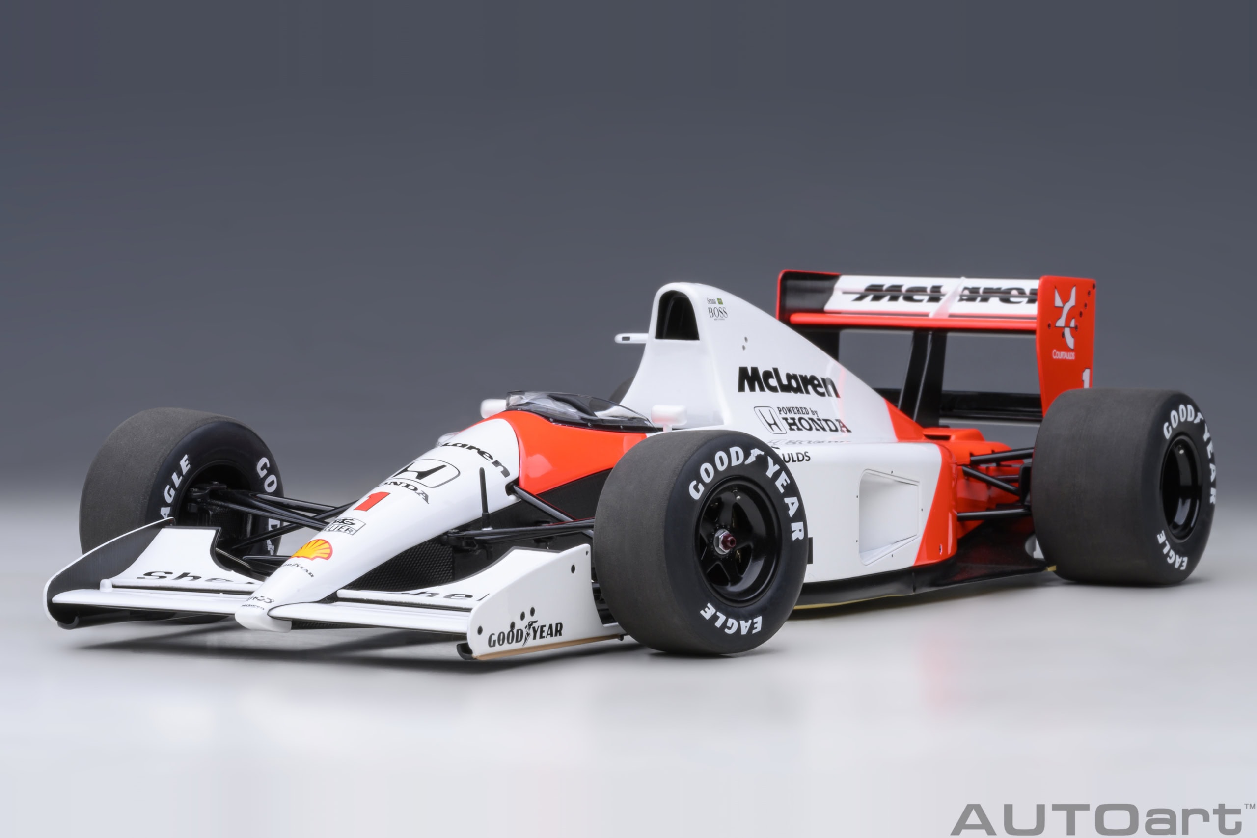 AUTOart McLaren Honda MP4/6 1991 A.Senna #1 (with McLaren Logo) 1:18 - Image 20