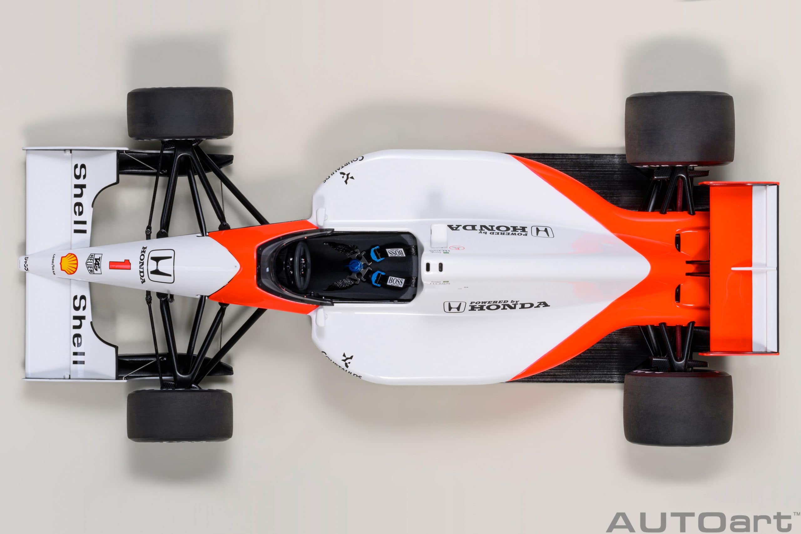 AUTOart McLaren Honda MP4/6 1991 Ayrton Senna #1 1:18 - Imagen 8
