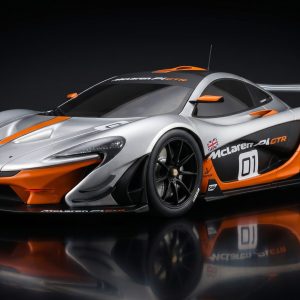 GT Spirit McLaren - P1 GTR PEBBLE BEACH 2015 gris naranja - 1/8