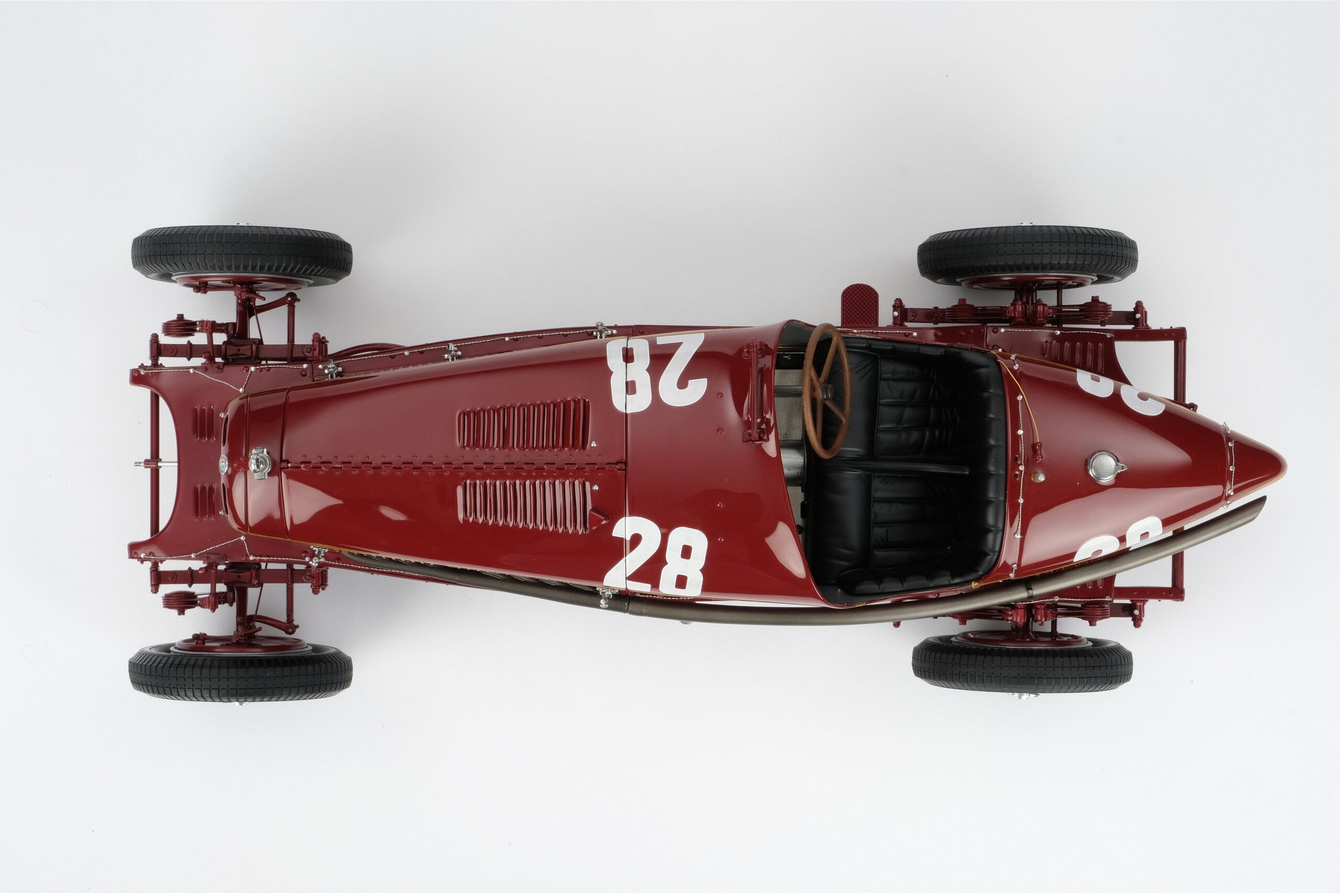 Amalgam Alfa Romeo 8C 2300 "Monza" 1932 Monaco Grand Prix Winner - Tazio Nuvolari - Rot | 1:8 - 画像20