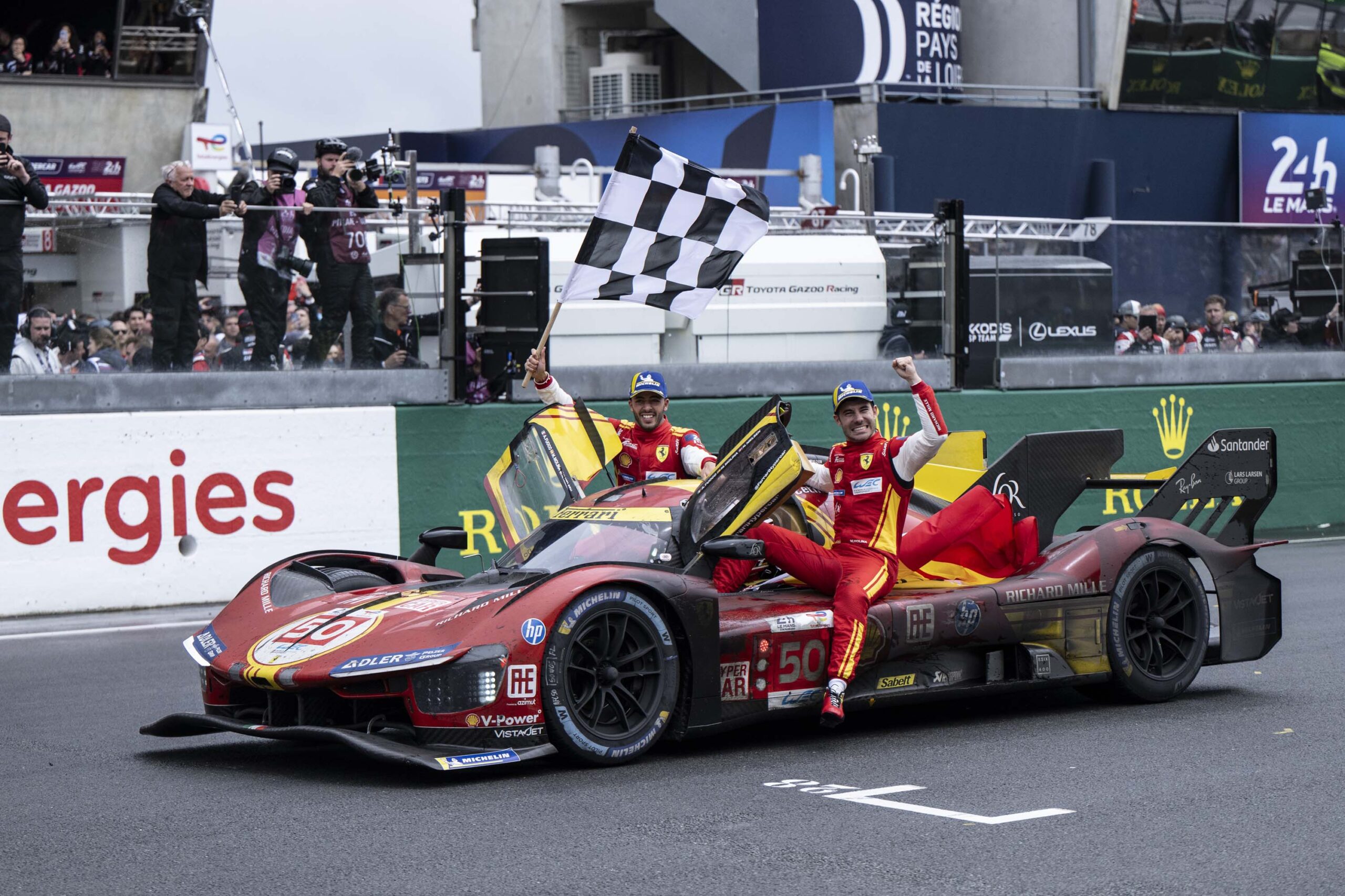 Amalgam Ferrari 499P 2024 Le Mans - Rot | 1:8 - 画像5