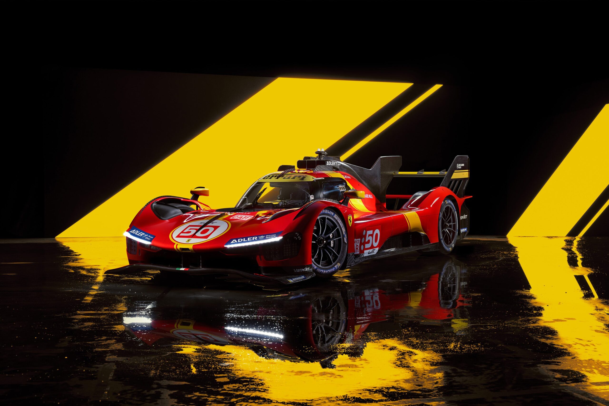 Amalgam Ferrari 499P 2023 Le Mans - Rot | 1:8 - 画像28