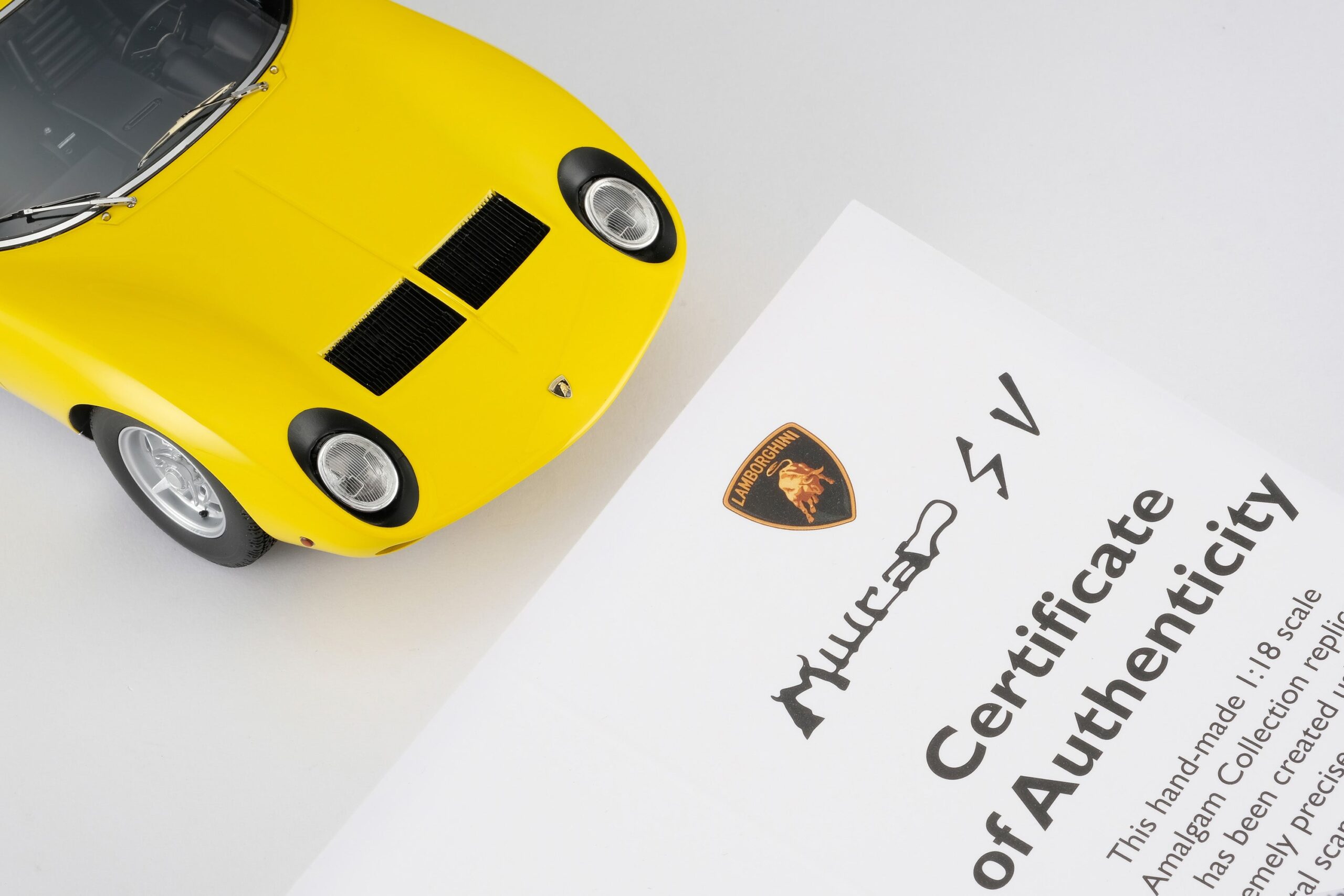 Amalgam Lamborghini Miura P400 SV | 1:18 - 画像14