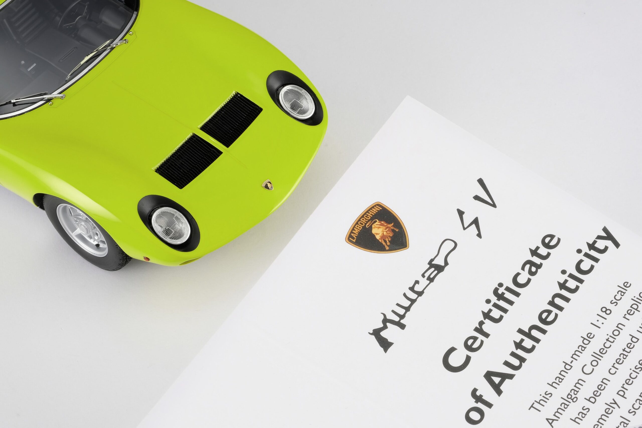 Amalgam Lamborghini Miura P400 SV | 1:18 - 画像44
