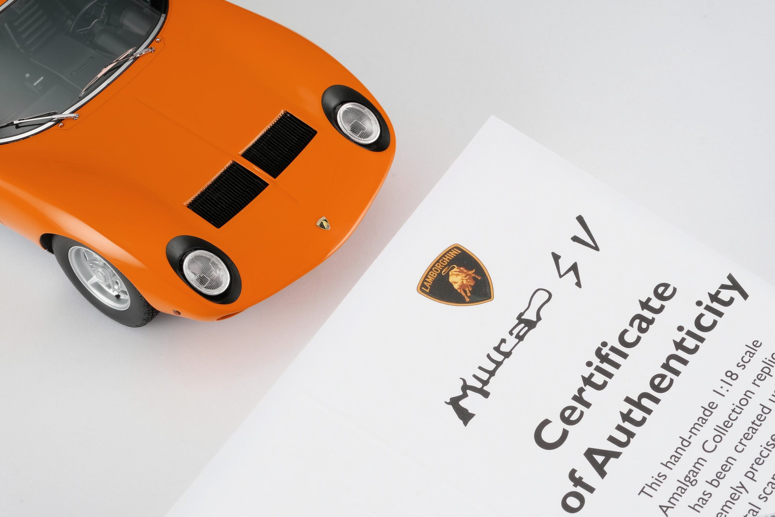 Amalgam Lamborghini Miura P400 SV | 1:18 - 画像29