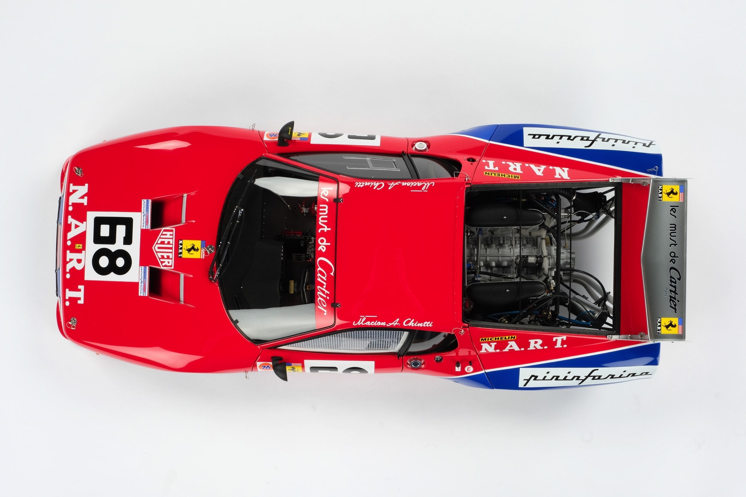 Amalgam Ferrari 512 BB LM NART #68 24h Daytona 1979 | 1:8 - 画像7