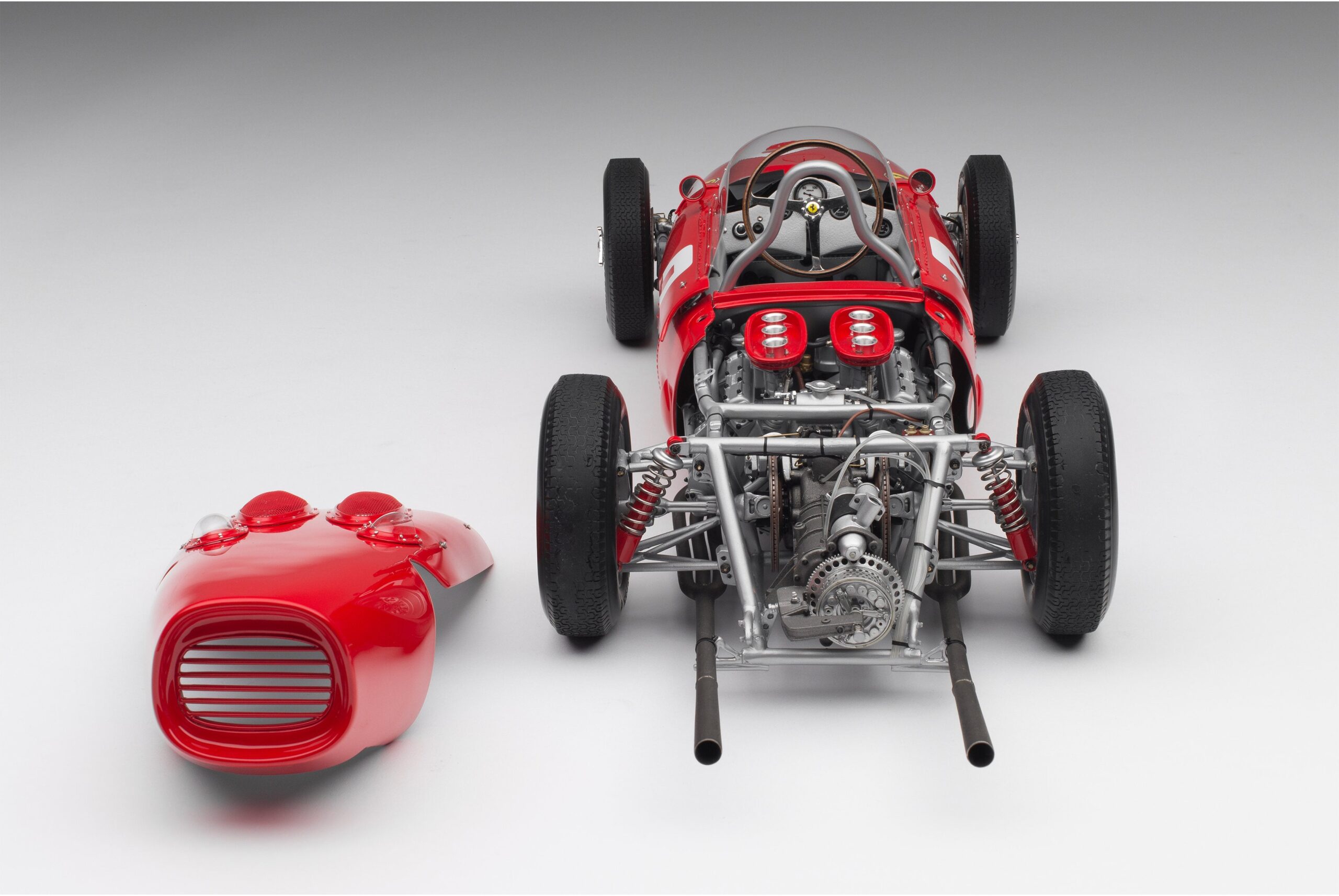 Amalgam Ferrari 156 F1 "Sharknose" 1961 Formula 1 Season Phil Hill - Rot | 1:8 - 画像17