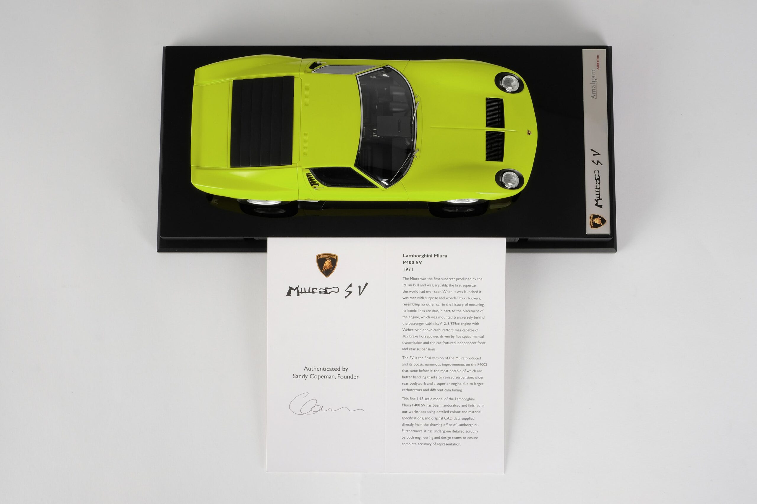 Amalgam Lamborghini Miura P400 SV | 1:18 - 画像48