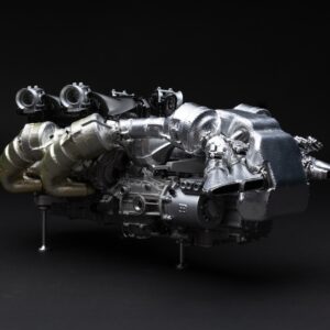 Amalgam Bugatti Tourbillon V16 Motor y Caja de Cambios (2026) | 1:4