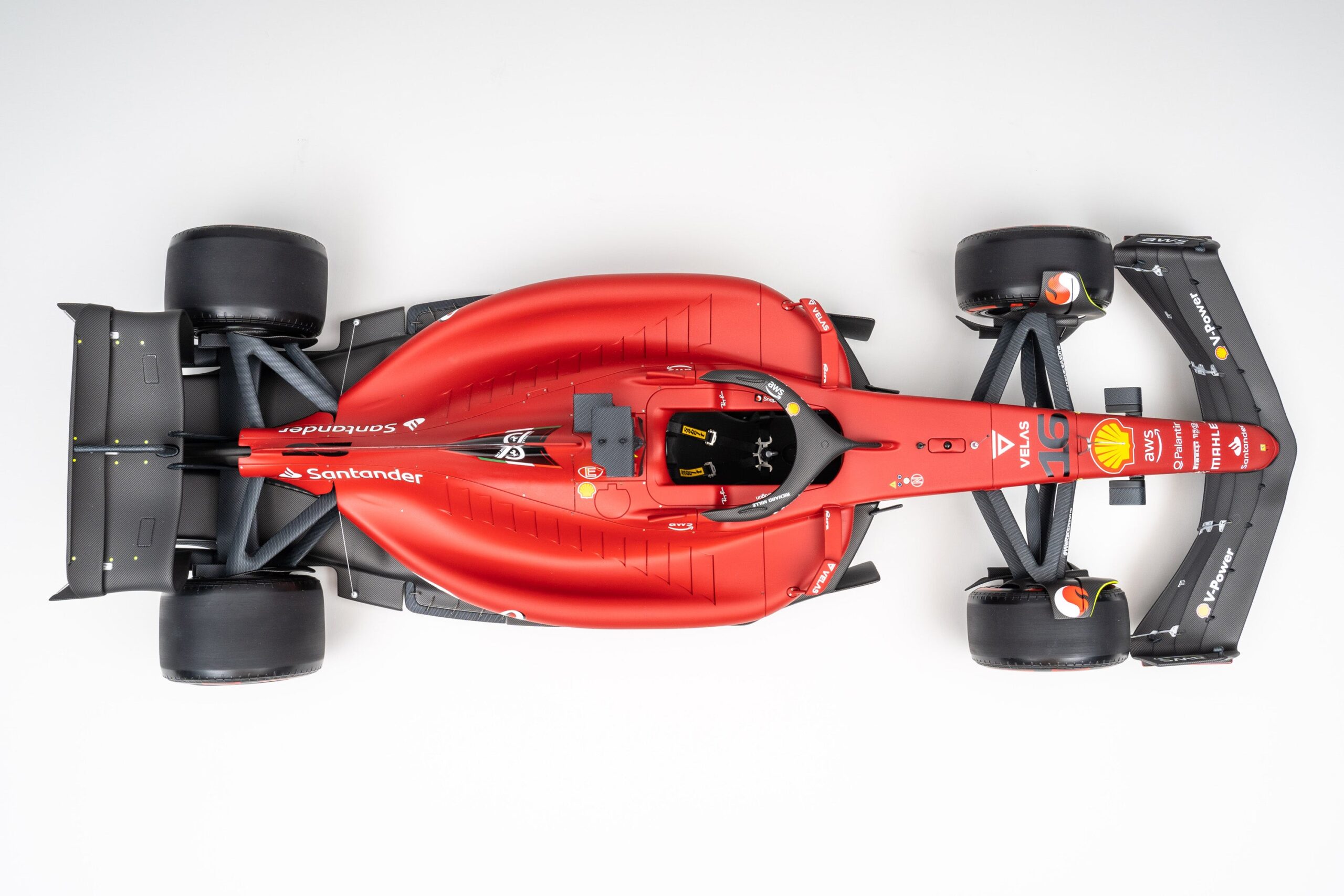 Amalgam Ferrari F1-75 2022 Bahrain Grand Prix - Dunkelrot | 1:8 - 画像19