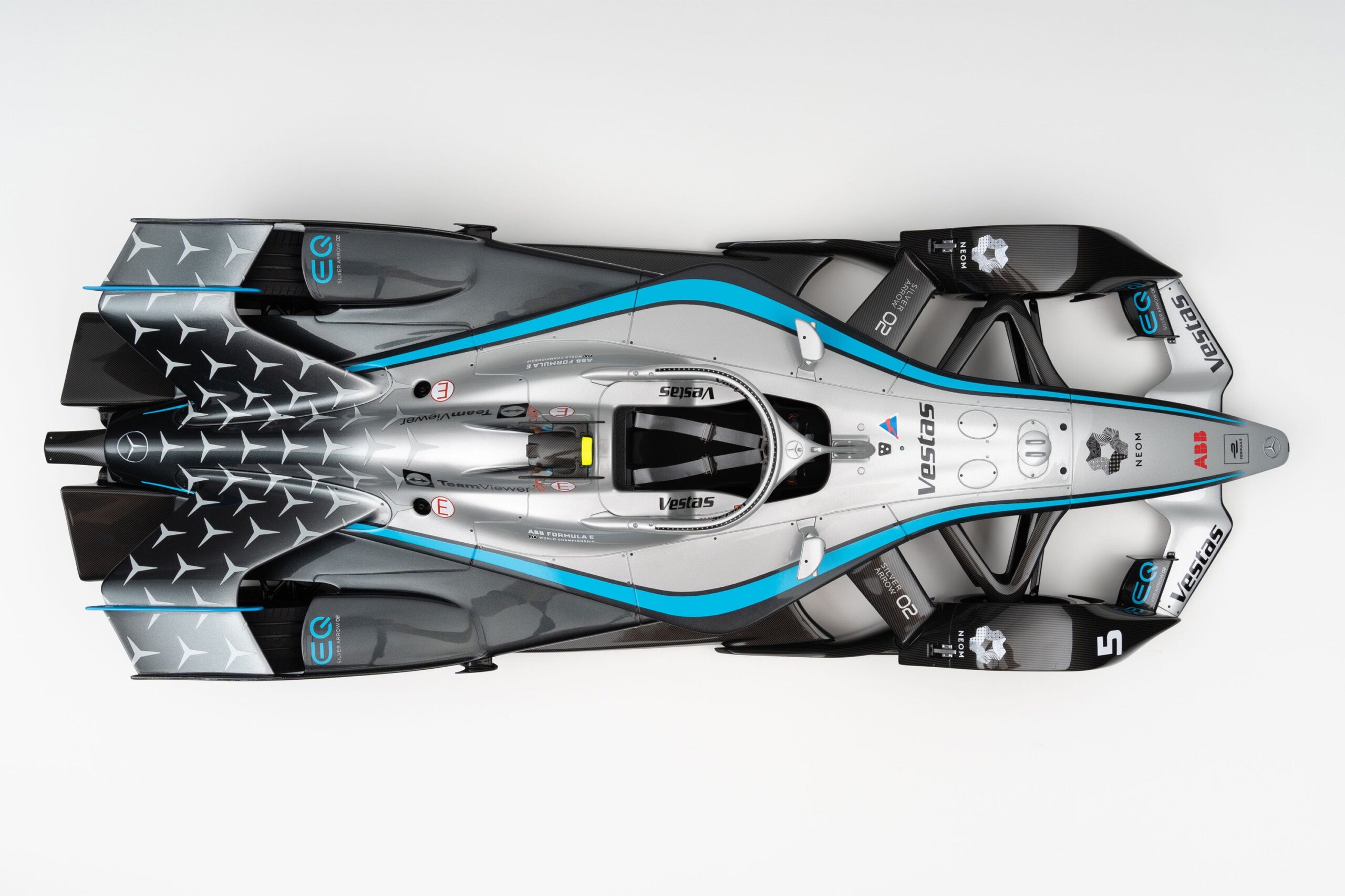 Amalgam Mercedes-Benz EQ Silver Arrow 02 Gen2 Season 7 (2020-21) - Silber | 1:8 - Image 20