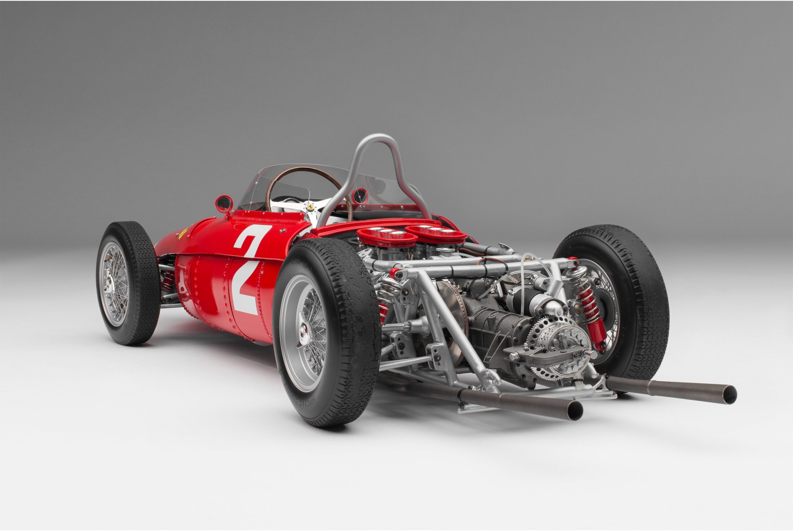 Amalgam Ferrari 156 F1 "Sharknose" 1961 Formula 1 Season Phil Hill - Rot | 1:8 - 画像9