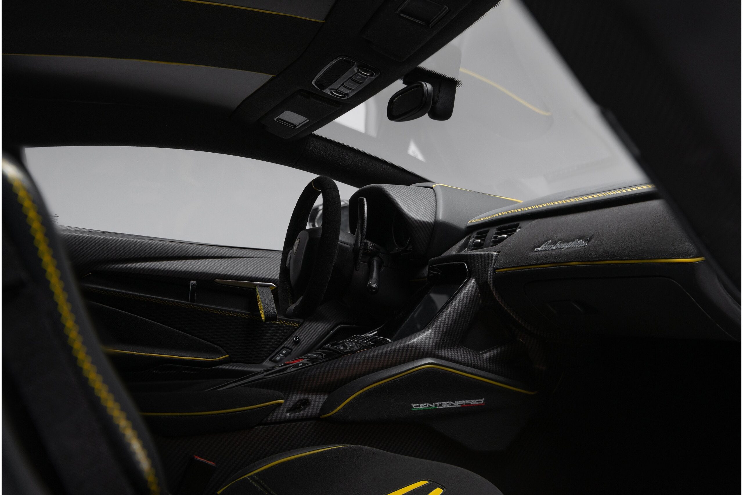 Amalgam Lamborghini Centenario Genfer Auto-Salon 2016 - Silber | 1:8 - Imagen 12