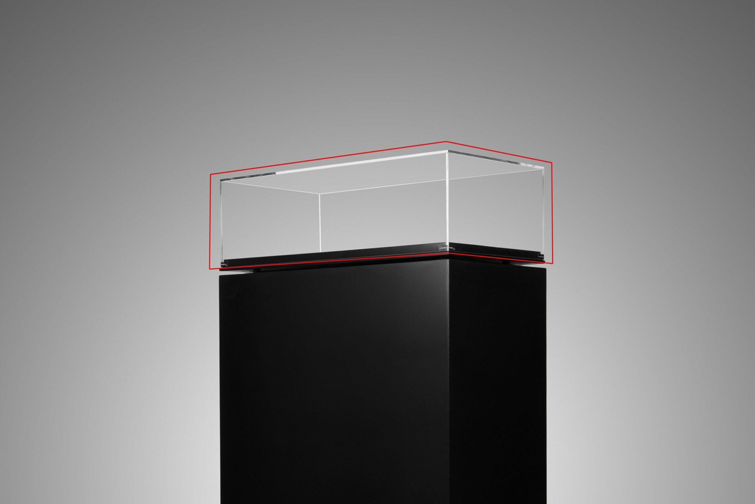 Tapa de vitrina acrílica Amalgam, extra alta, tamaño F1 | 1:8