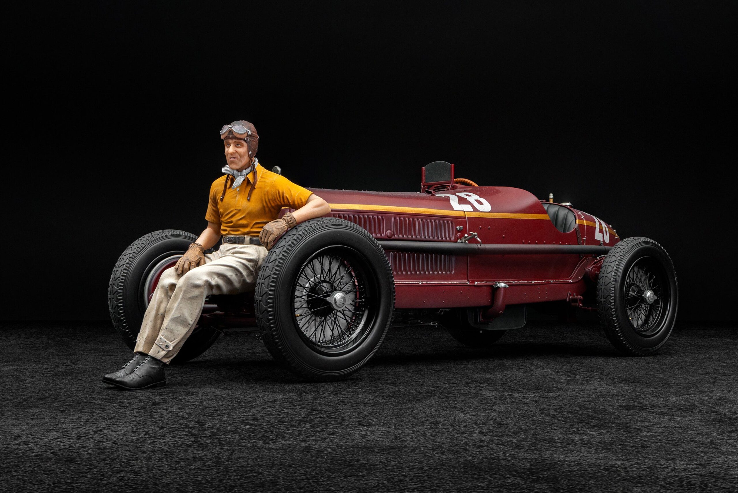 アマルガム アルファロメオ 8C 2300 "モンツァ" 1932年 モナコグランプリ タジオ・ヌヴォラリ エディション - レッド | 1:8