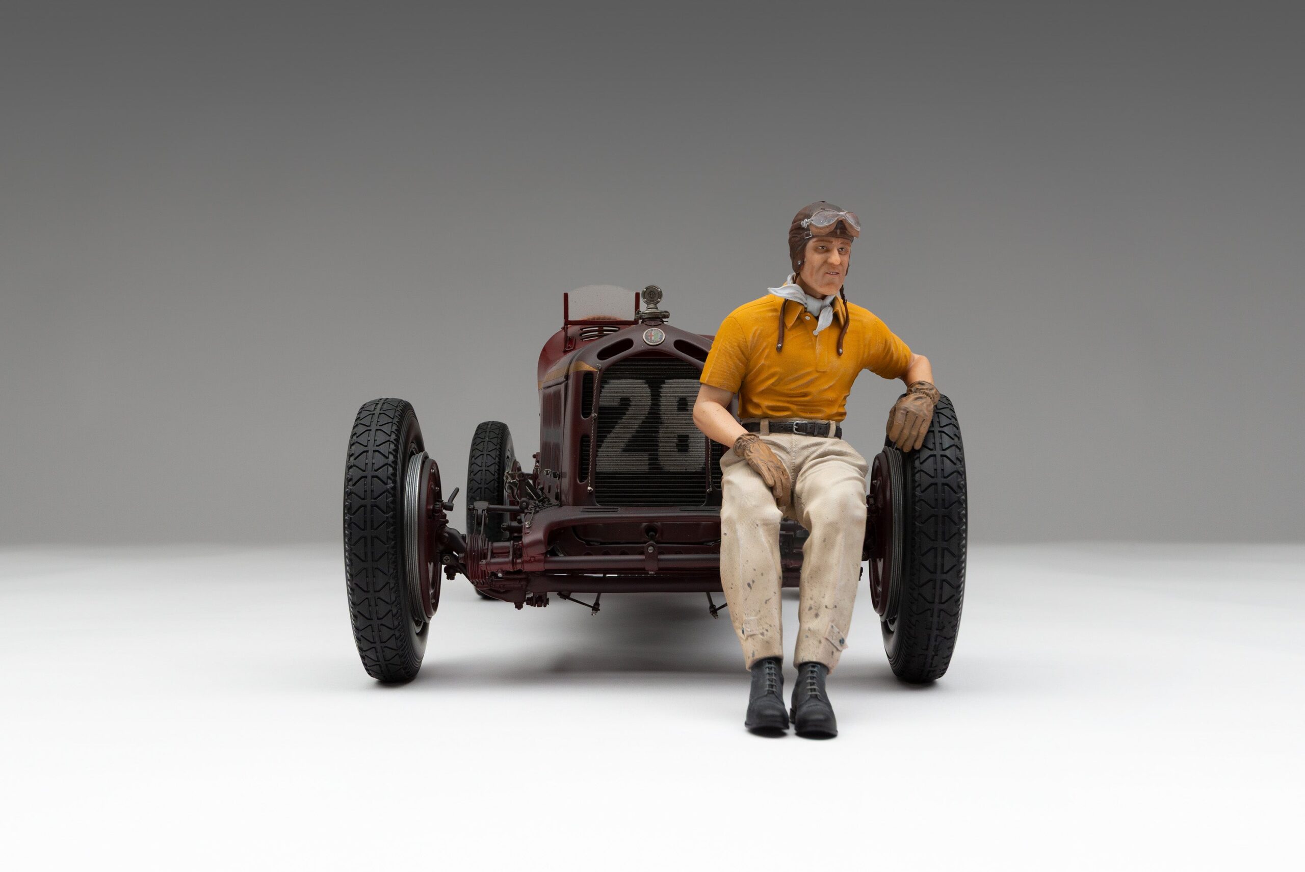 Amalgam Alfa Romeo 8C 2300 "Monza" 1932 Monaco Grand Prix Tazio Nuvolari Edition - Rot | 1:8 - 画像8