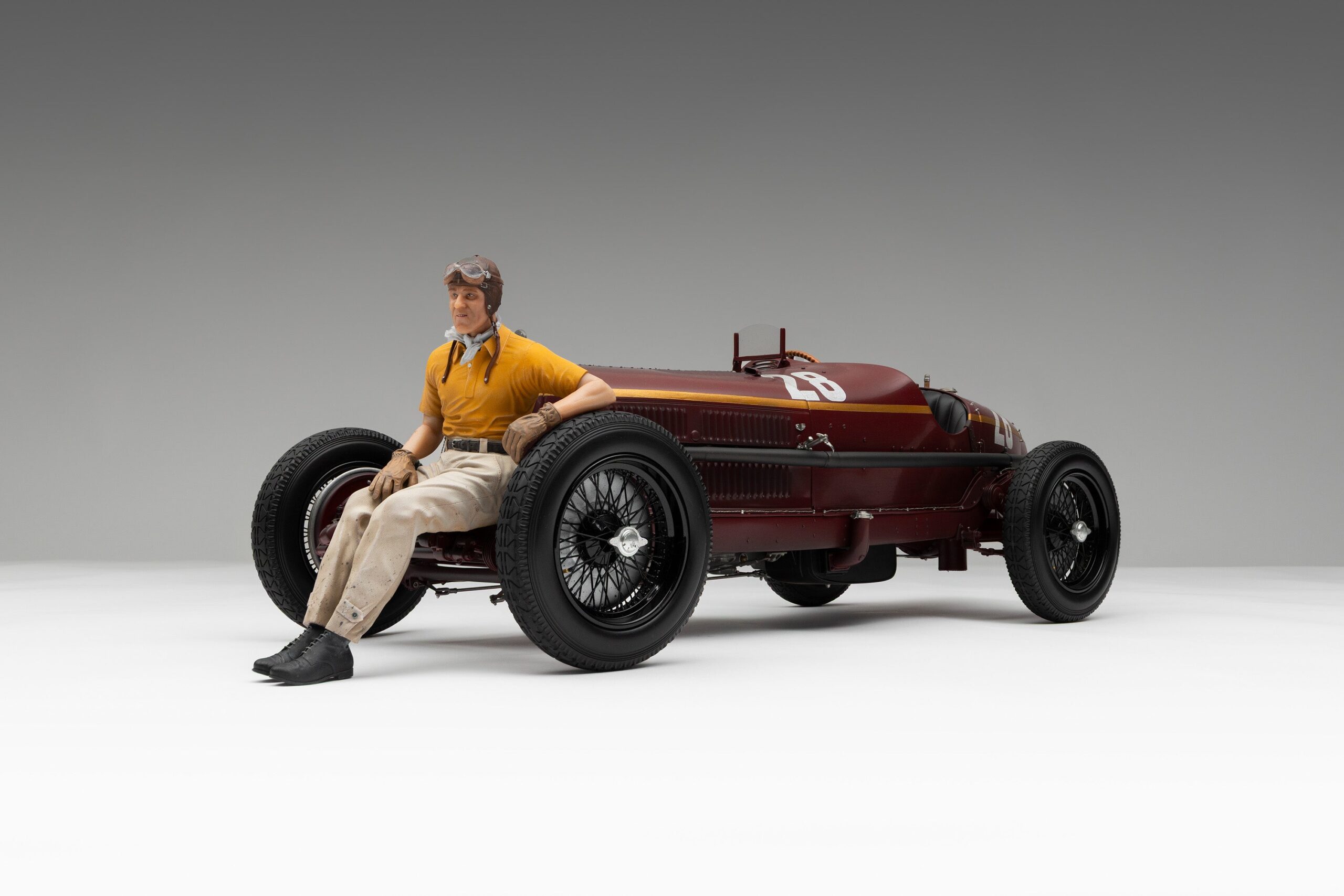 Amalgam Alfa Romeo 8C 2300 "Monza" 1932 Monaco Grand Prix Tazio Nuvolari Edition - Rot | 1:8 - 画像5