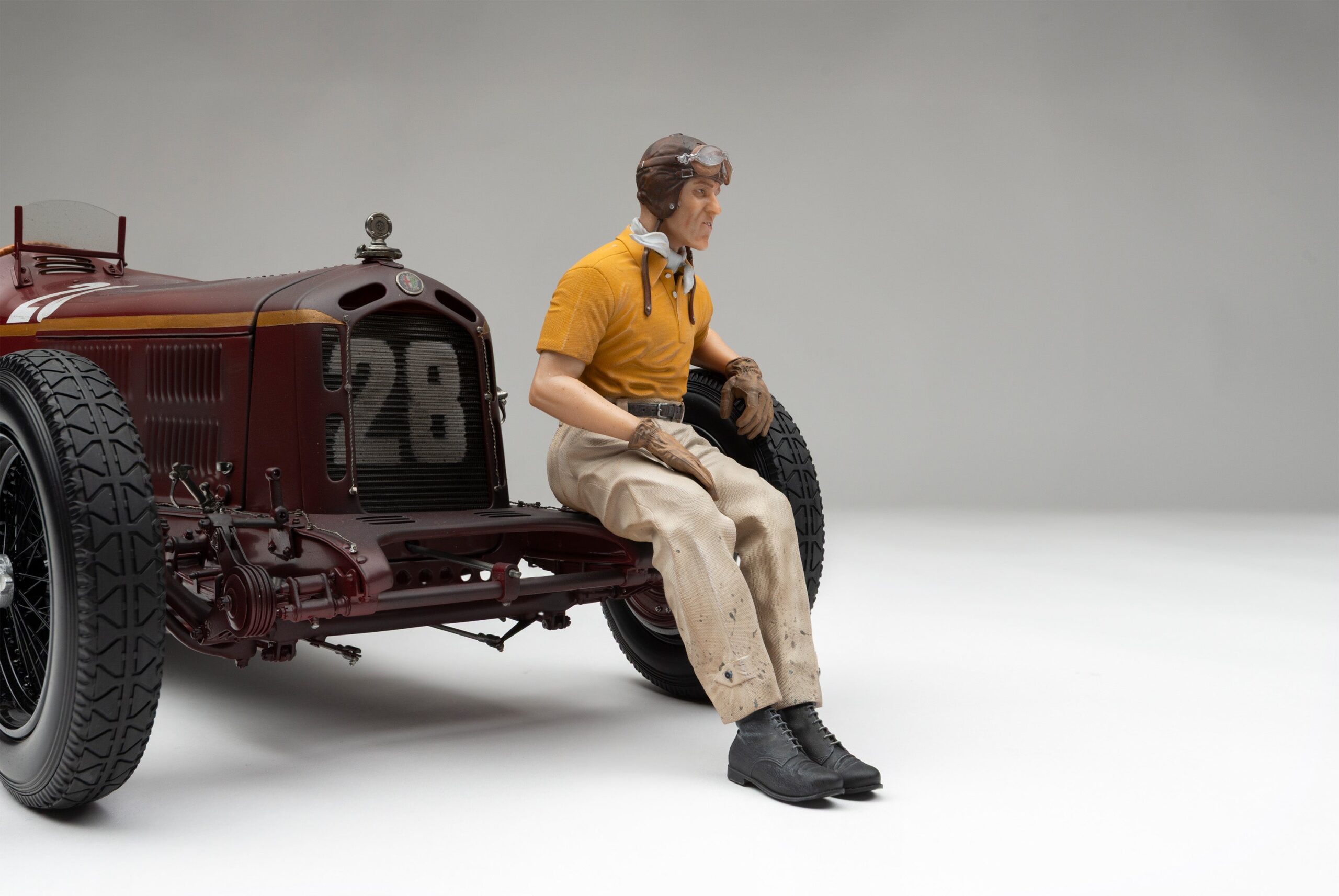 Amalgam Alfa Romeo 8C 2300 "Monza" 1932 Monaco Grand Prix Tazio Nuvolari Edition - Rot | 1:8 - 画像7