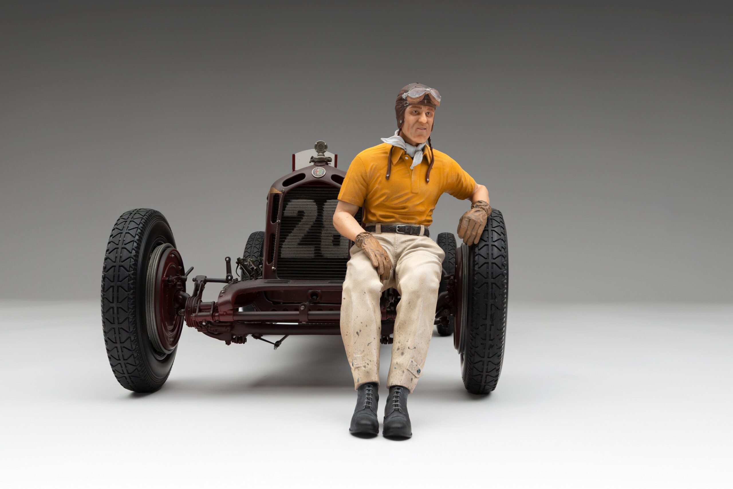 Amalgam Alfa Romeo 8C 2300 "Monza" 1932 Monaco Grand Prix Tazio Nuvolari Edition - Rot | 1:8 - 画像9