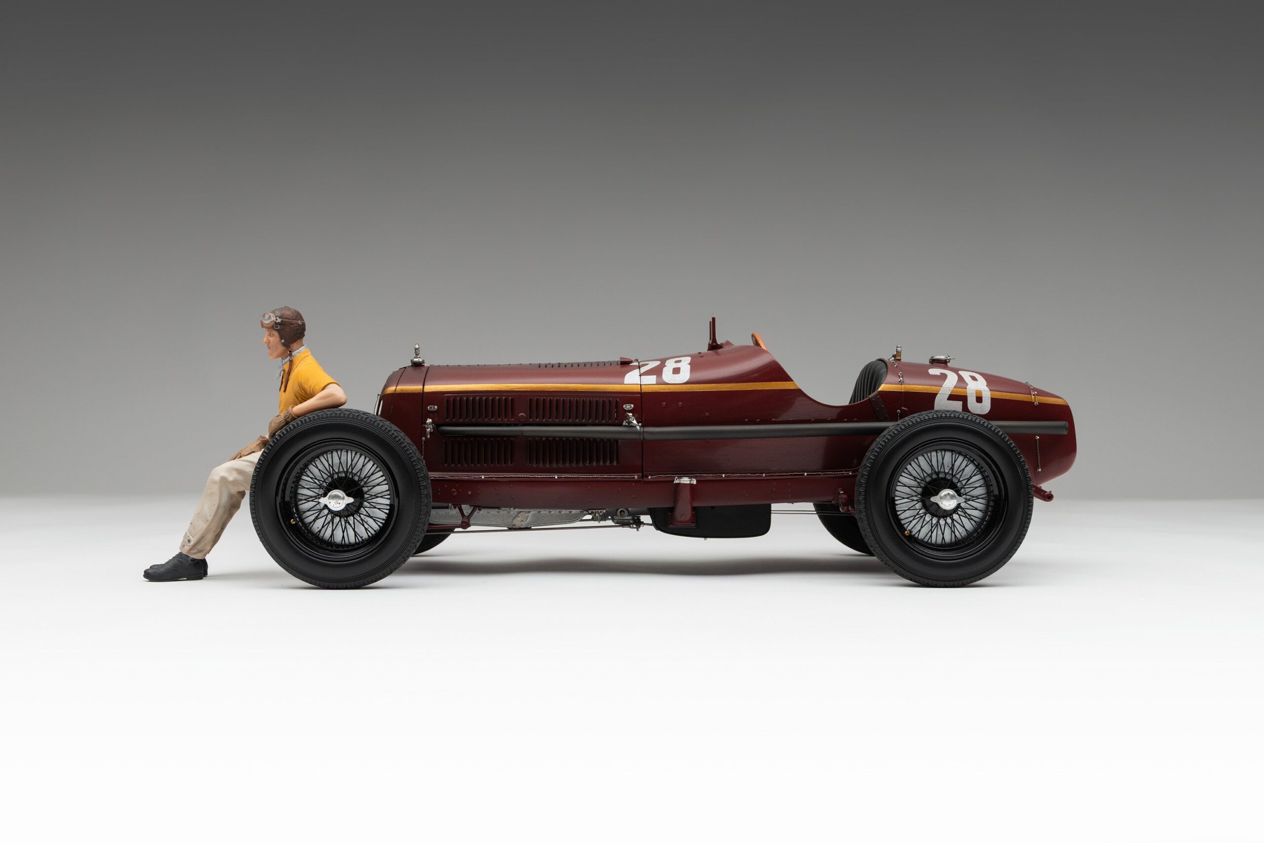 Amalgam Alfa Romeo 8C 2300 "Monza" 1932 Monaco Grand Prix Tazio Nuvolari Edition - Rot | 1:8 - 画像11