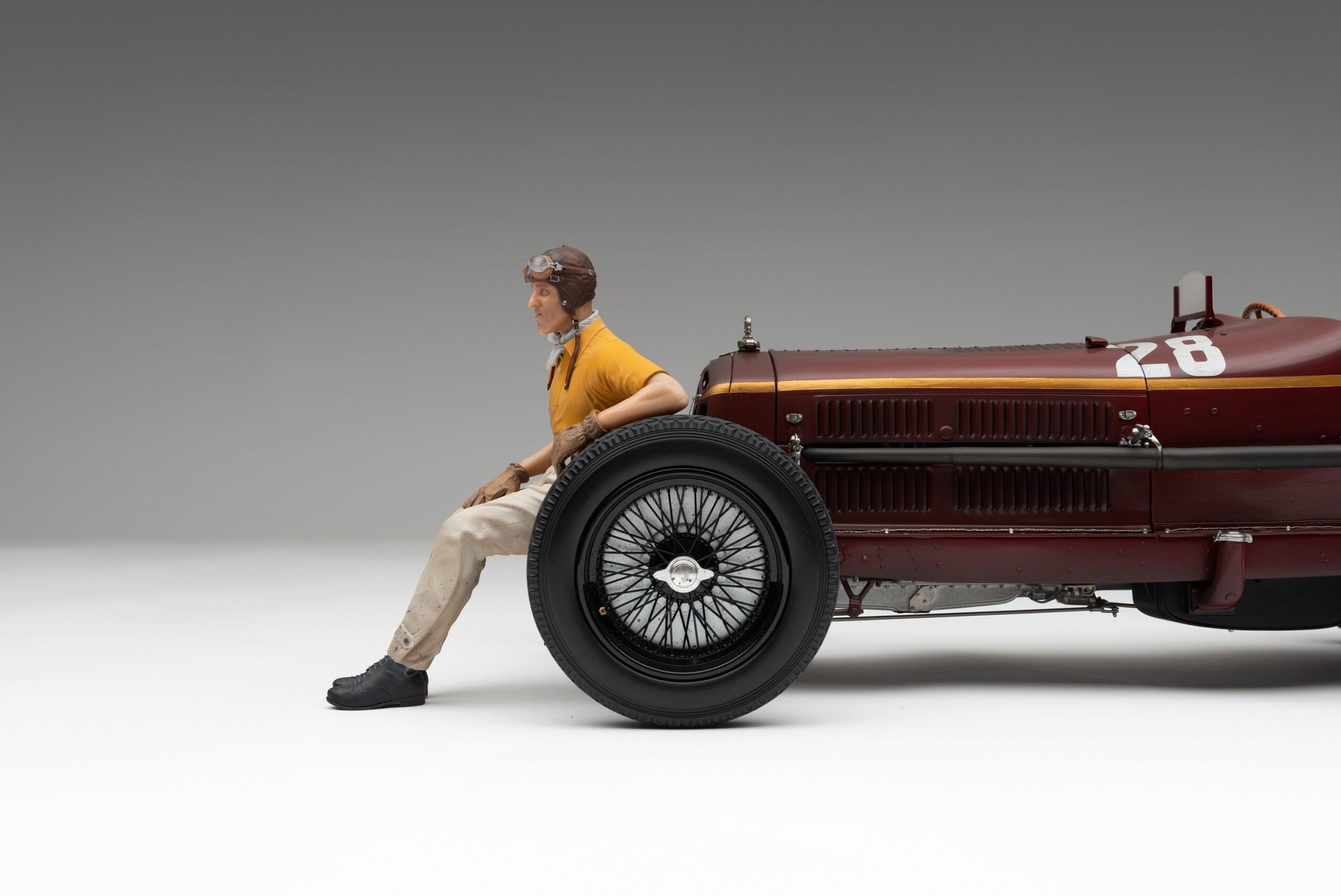 Amalgam Alfa Romeo 8C 2300 "Monza" 1932 Monaco Grand Prix Tazio Nuvolari Edition - Rot | 1:8 - 画像10