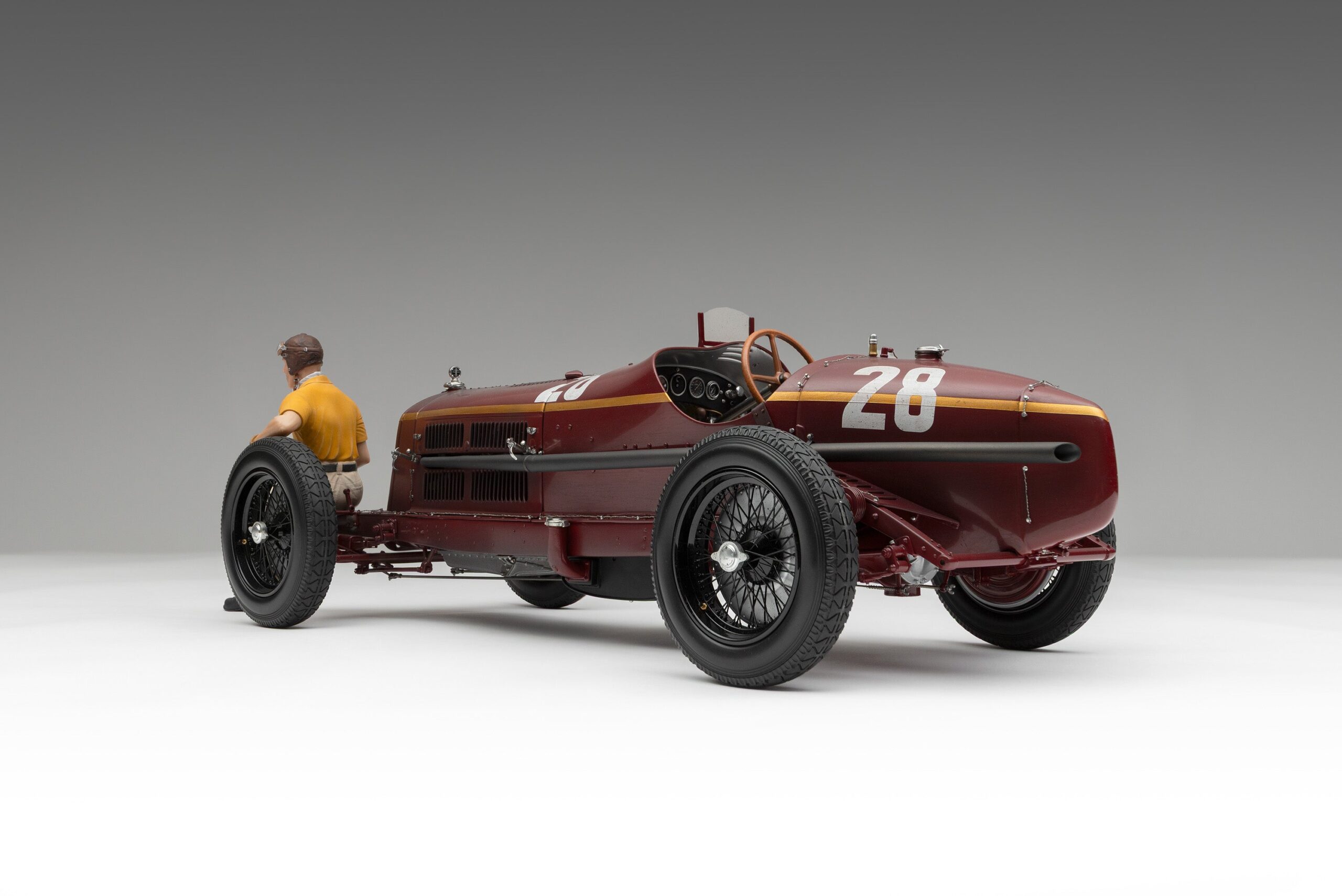 Amalgam Alfa Romeo 8C 2300 "Monza" 1932 Monaco Grand Prix Tazio Nuvolari Edition - Rot | 1:8 - 画像12