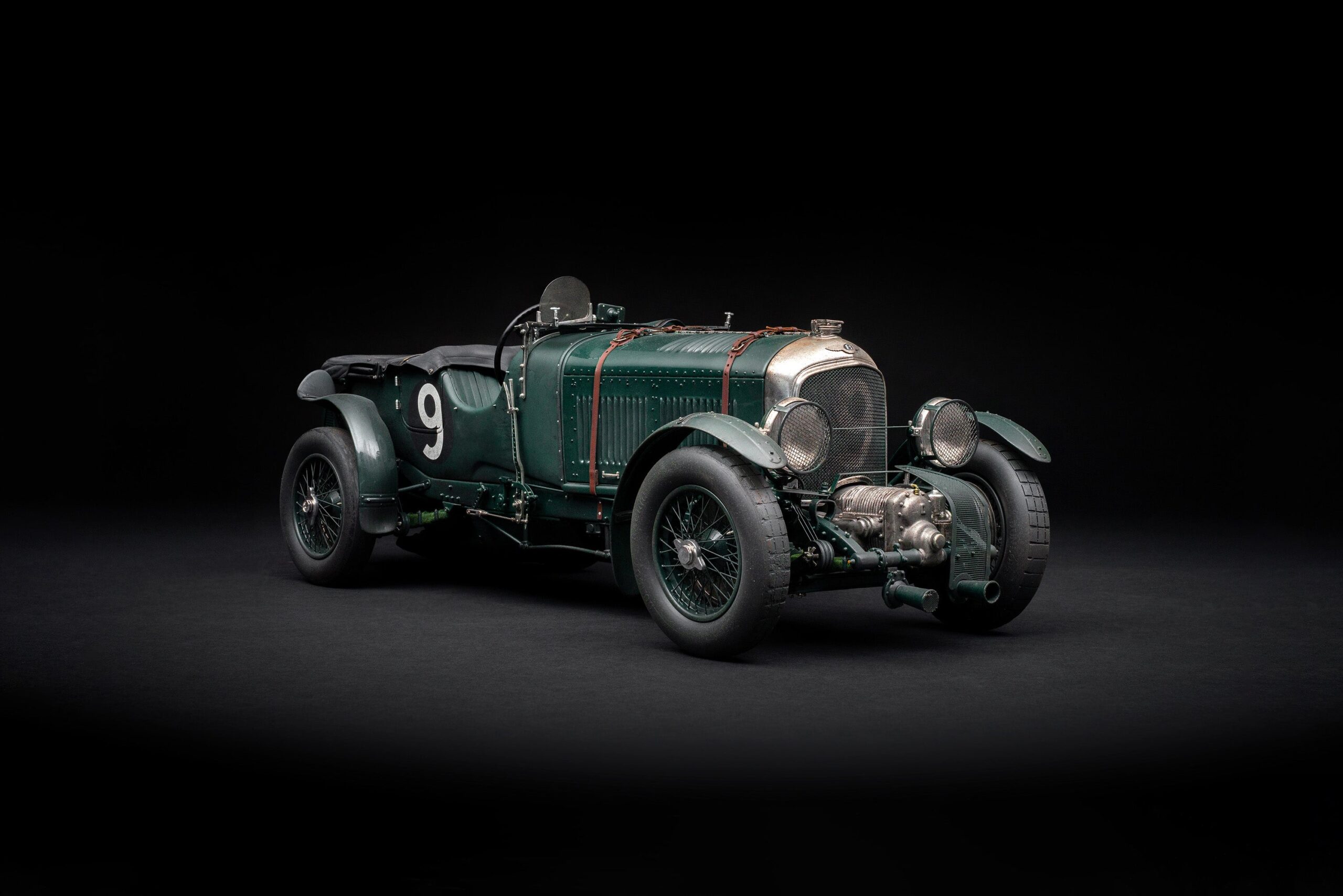 Amalgam Bentley Blower 1930 Le Mans Birkin & Chassagne Race Weathered - Grün | 1:8 - 画像2
