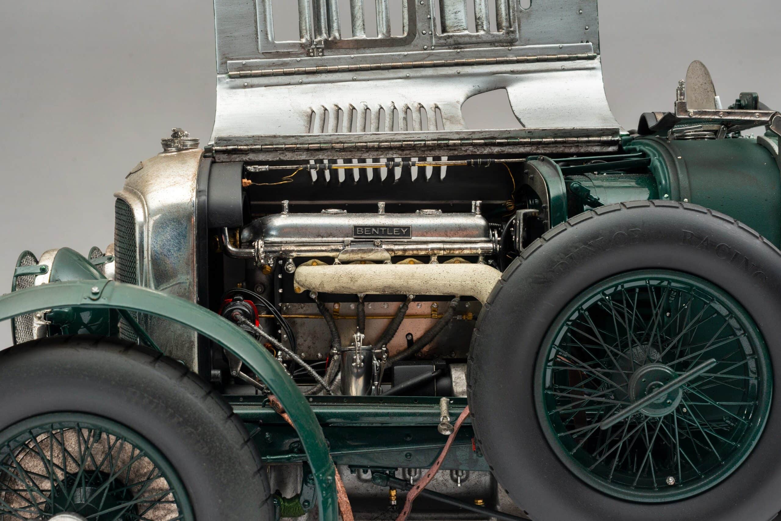Amalgam Bentley Blower 1930 Le Mans Birkin & Chassagne Race Weathered - Grün | 1:8 - 画像7