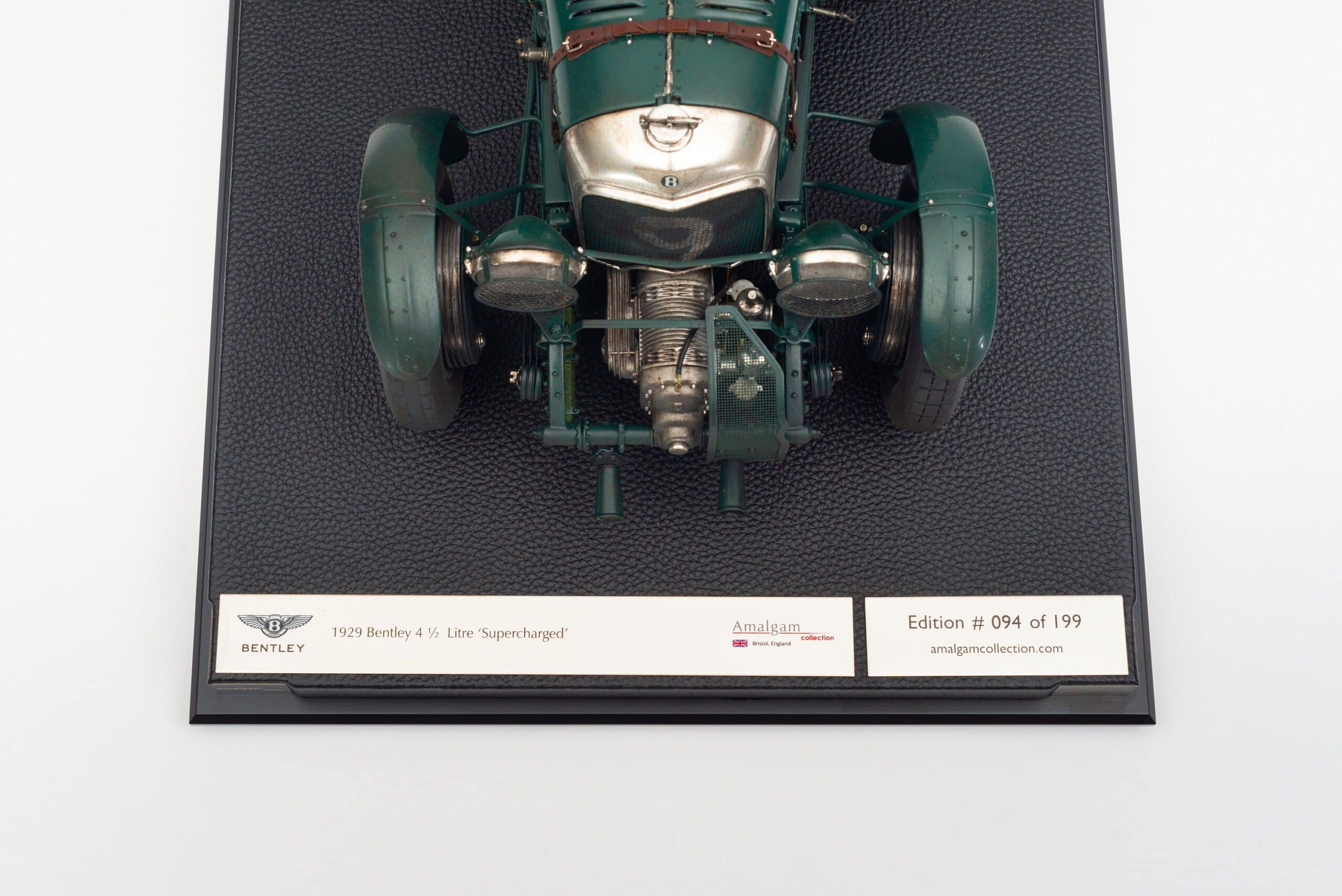 Amalgam Bentley Blower 1930 Le Mans Birkin & Chassagne Race Weathered - Grün | 1:8 - 画像20
