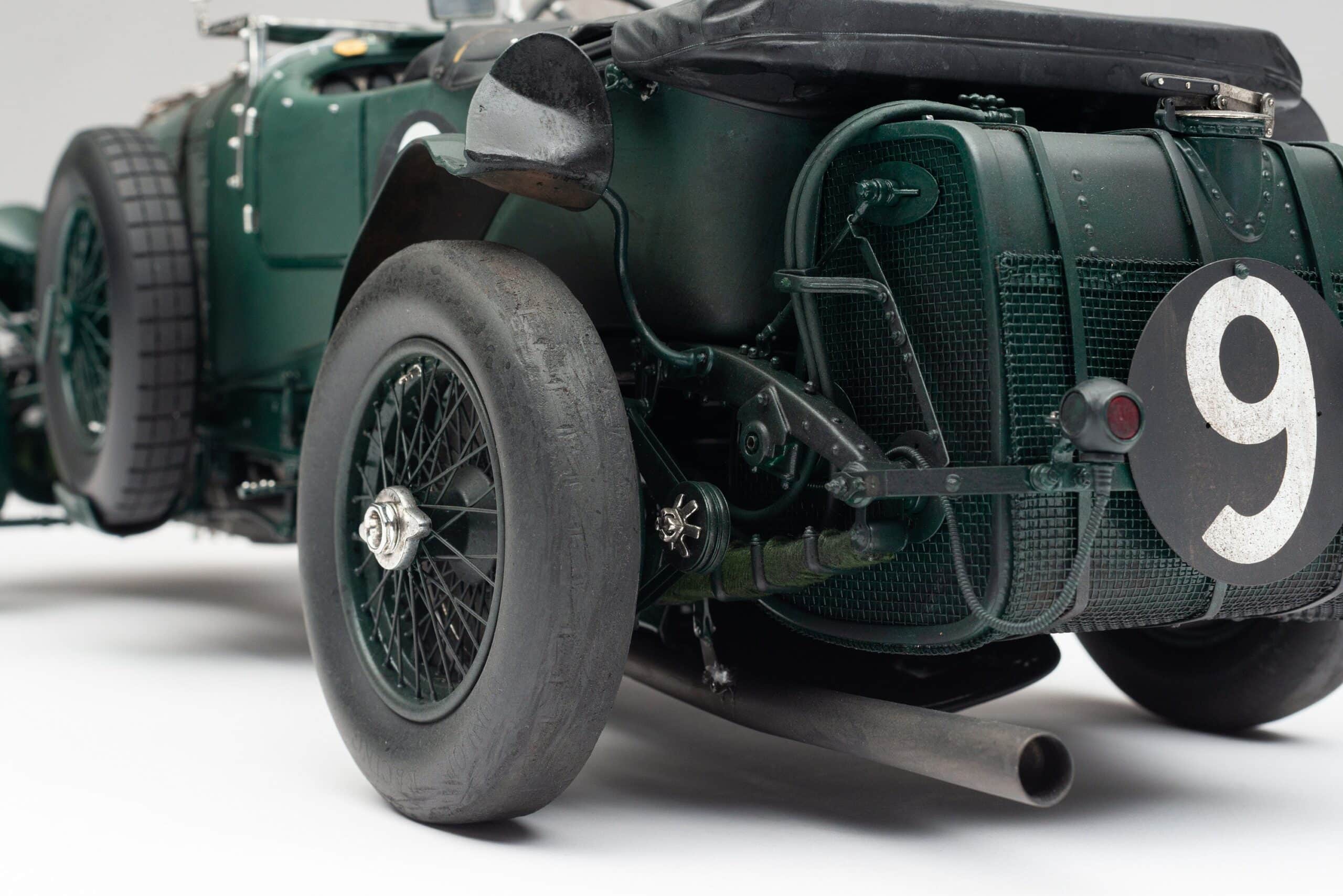 Amalgam Bentley Blower 1930 Le Mans Birkin & Chassagne Race Weathered - Grün | 1:8 - 画像11