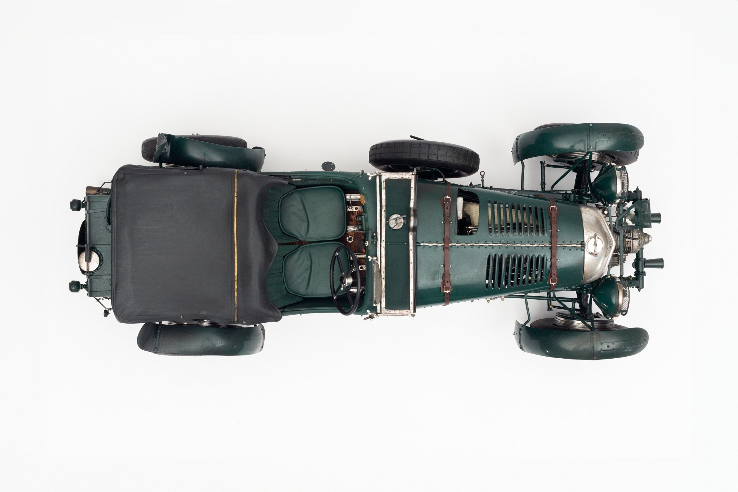Amalgam Bentley Blower 1930 Le Mans Birkin & Chassagne Race Weathered - Grün | 1:8 - 画像21