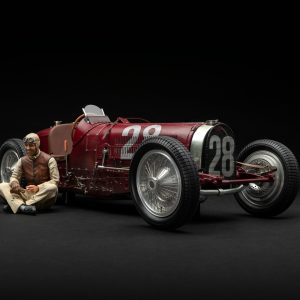 アマガム ブガッティ タイプ 59 1934年モナコGP - タジオ・ヌヴォラリ フィギュアエディション - レッド | 1:8