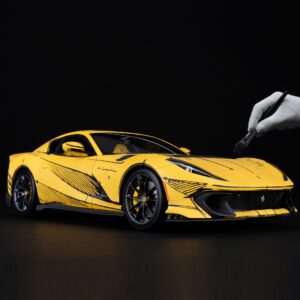Amalgam Ferrari 812 Competizione & Competizione A Tailor Made | 1:8