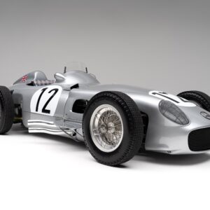 Amalgam Mercedes-Benz W196 Monoposto 1955 Grand Prix de Grande-Bretagne - Argent | 1:8