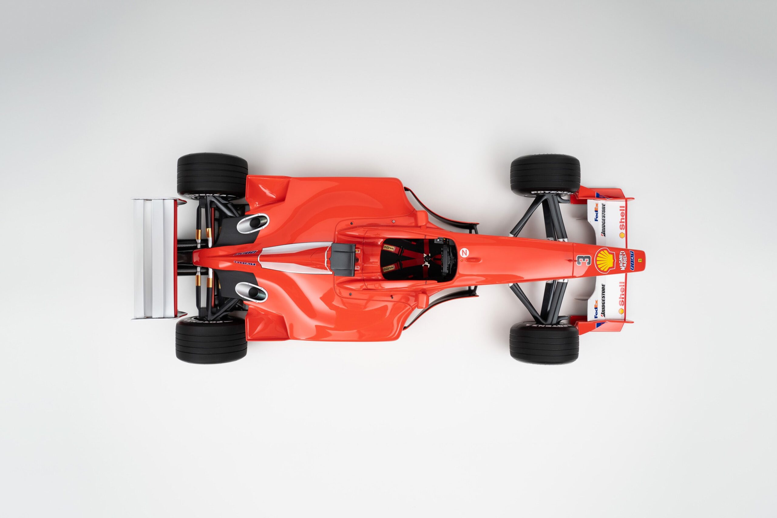 Amalgam Ferrari F1-2000 2000 European Grand Prix (Michael Schumacher) - Rot | 1:8 - 画像7