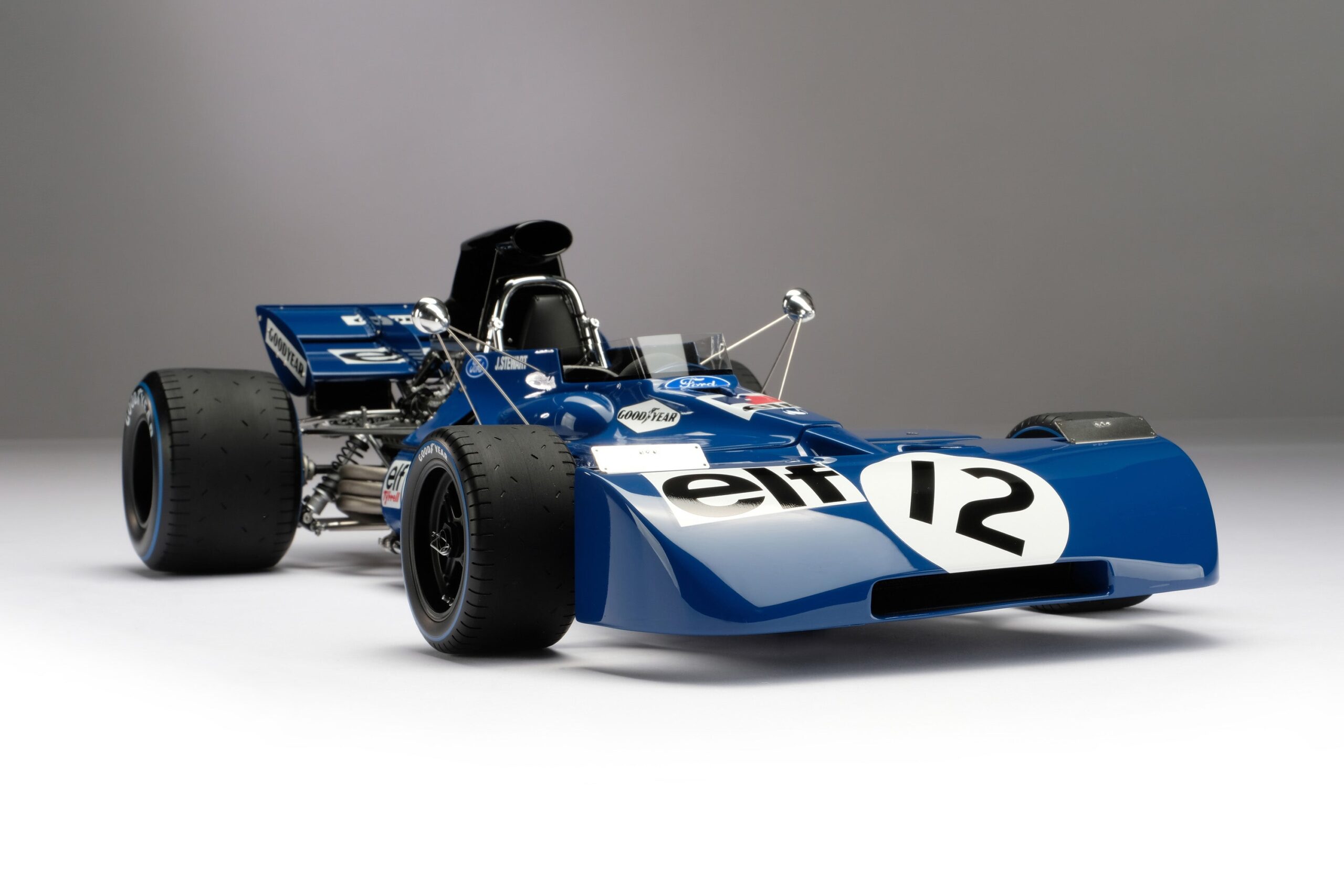 アマルガム ティレル 003 1971年 英国GP - ブルー | 1:8