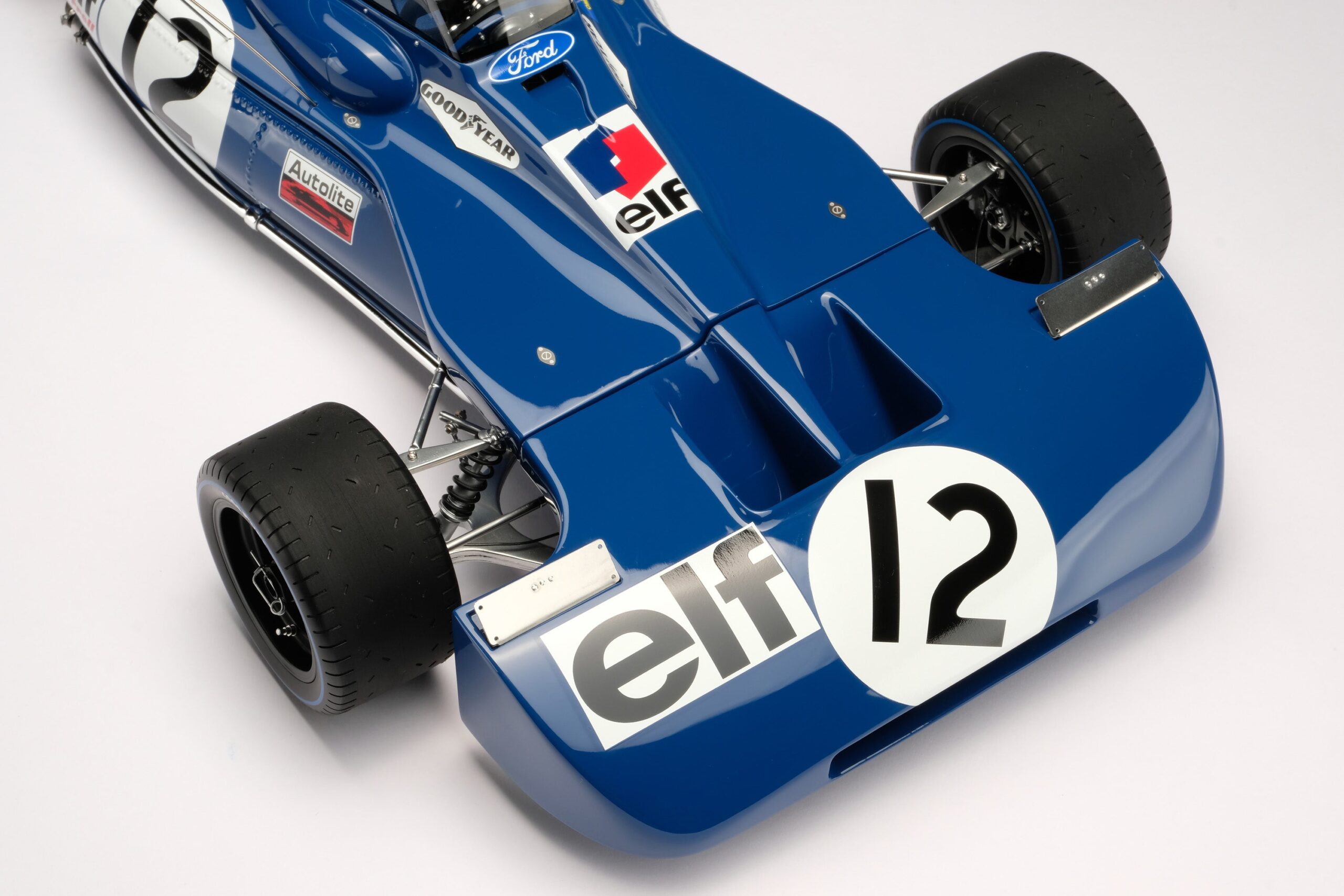 Amalgam Tyrrell 003 1971 British Grand Prix - Blau | 1:8 - 画像12