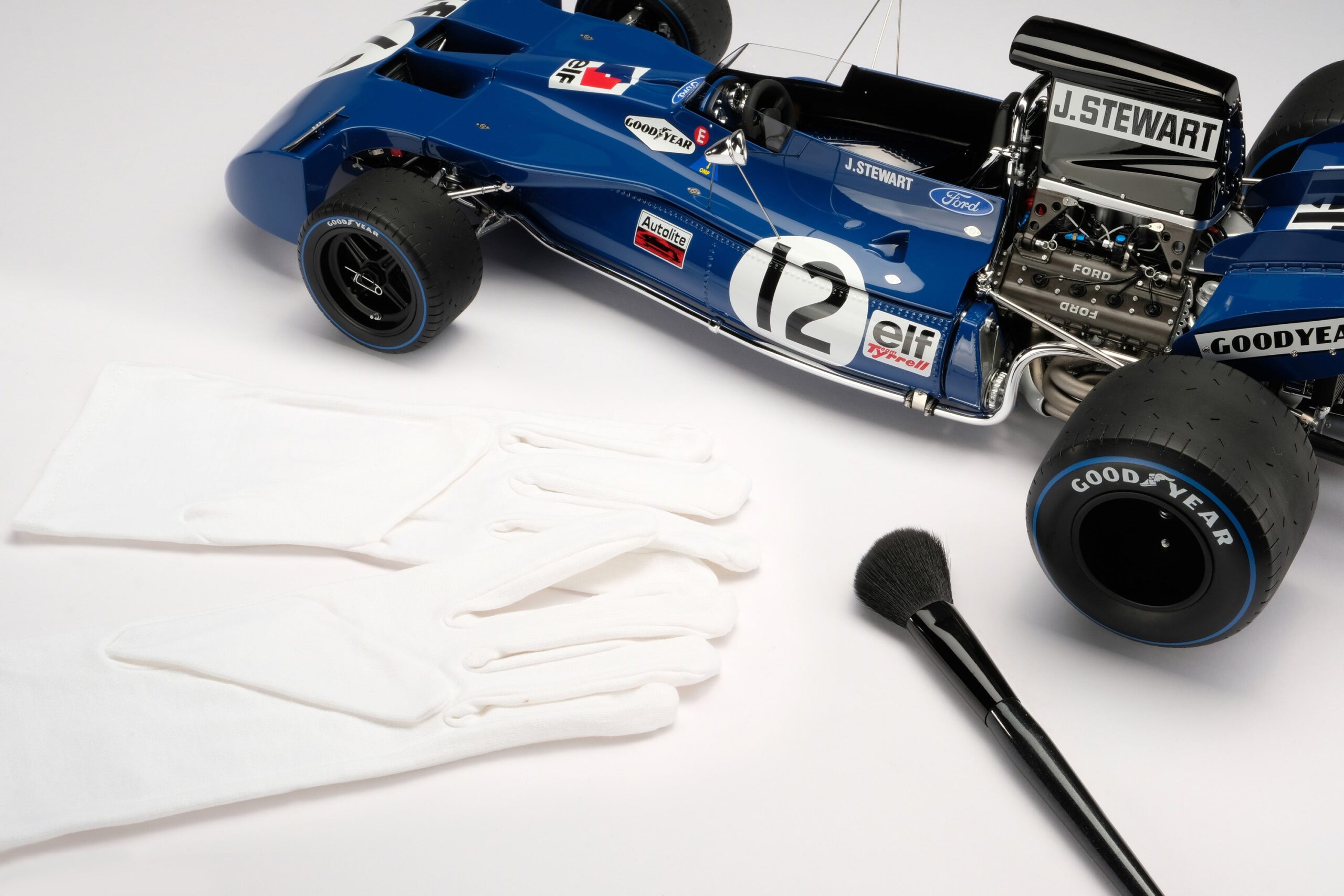 Amalgam Tyrrell 003 1971 British Grand Prix - Blau | 1:8 - 画像4