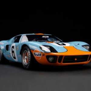 Amalgam Ford GT40 1969 Le Mans Winner - Light Blue/Orange | 1:18