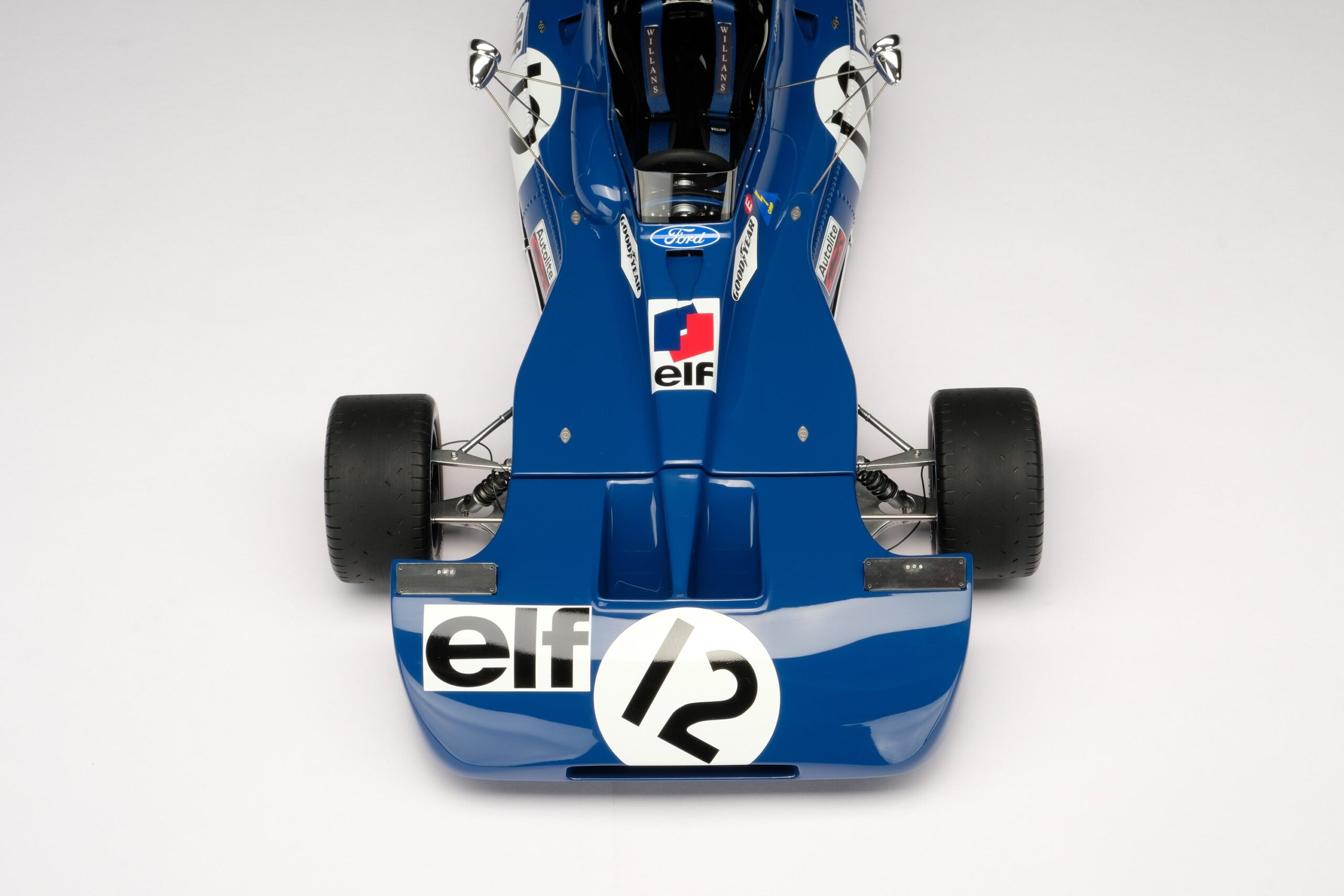 Amalgam Tyrrell 003 1971 British Grand Prix - Blau | 1:8 - 画像17