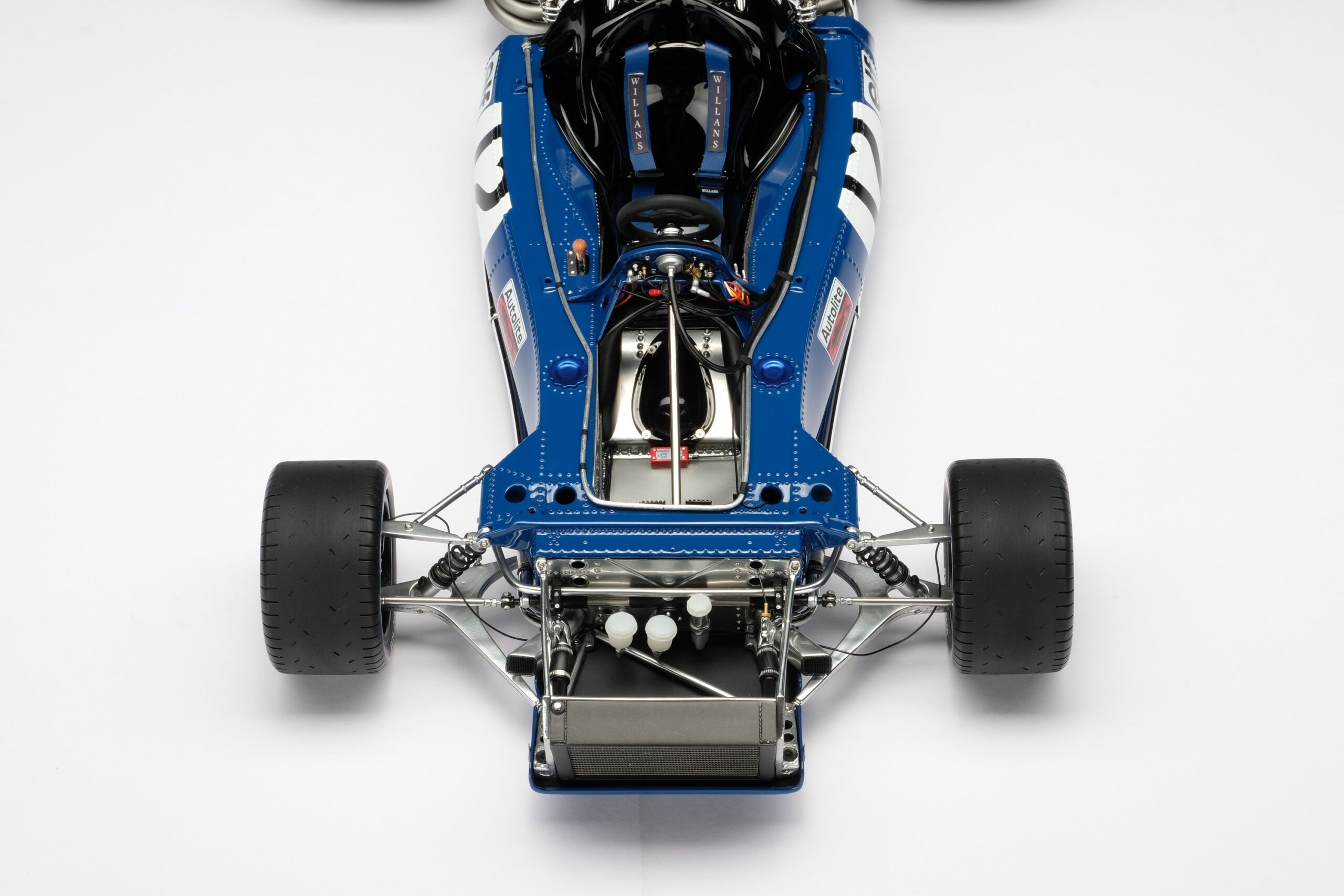 Amalgam Tyrrell 003 1971 British Grand Prix - Blau | 1:8 - 画像11
