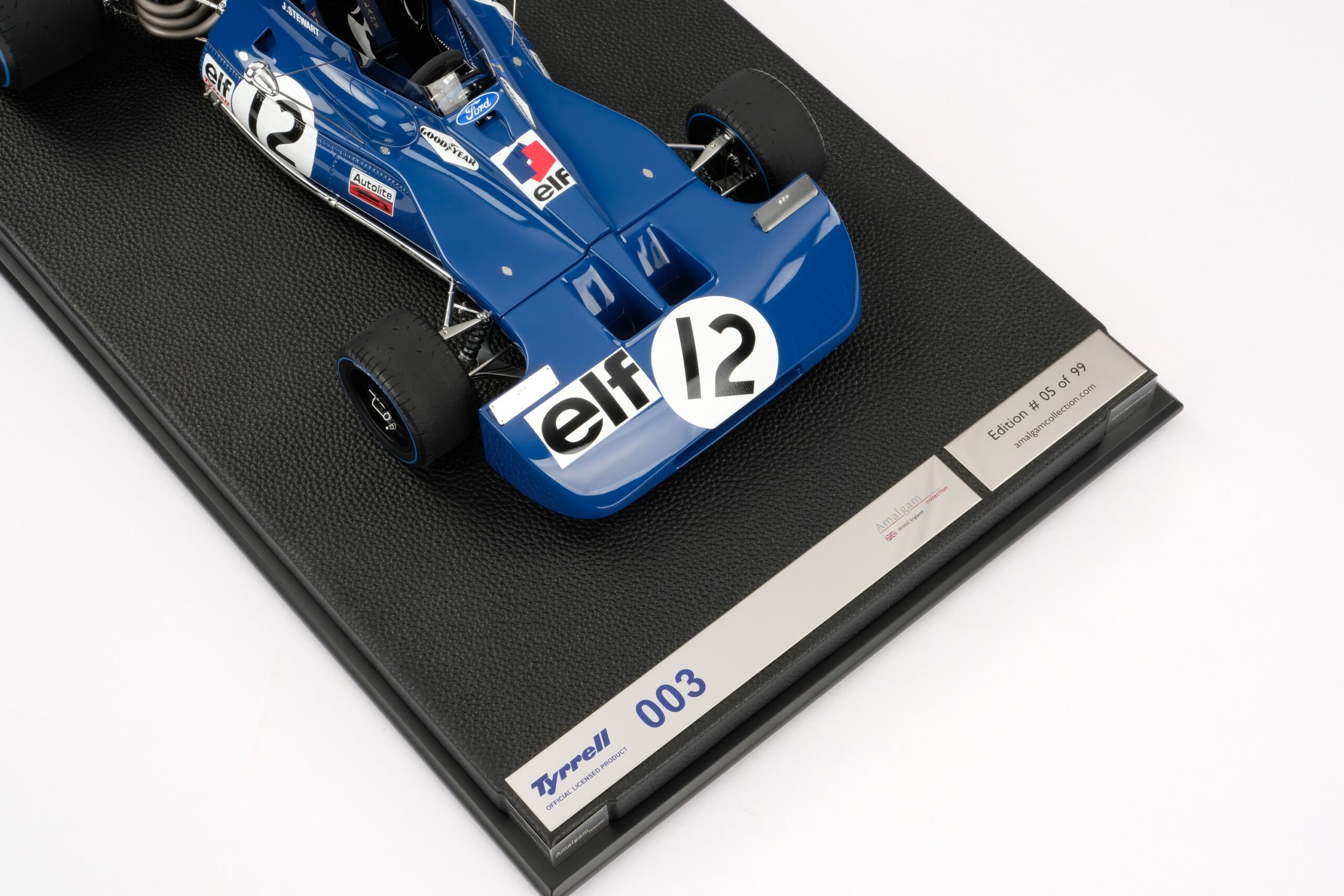 Amalgam Tyrrell 003 1971 British Grand Prix - Blau | 1:8 - 画像23