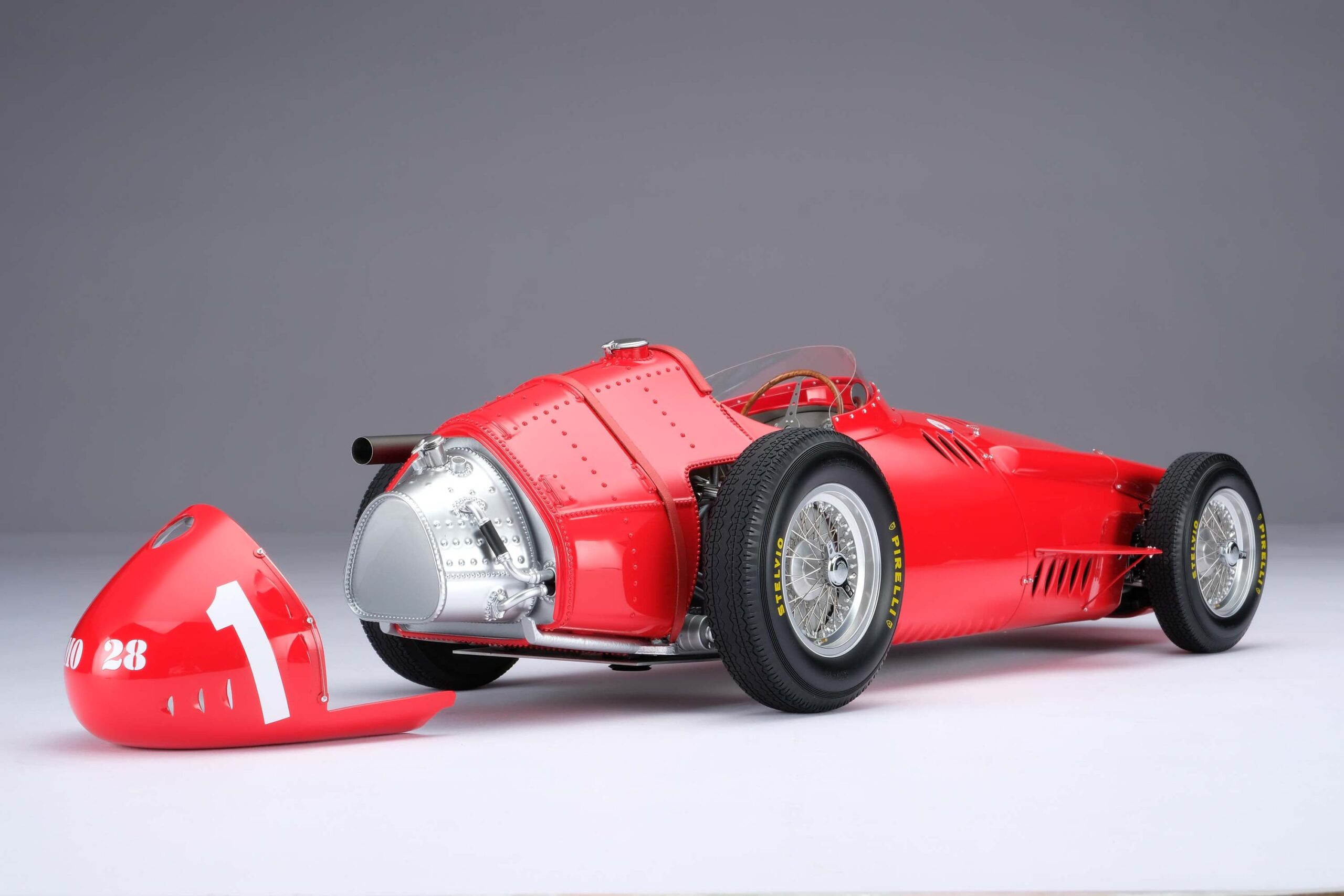 Amalgam Maserati 250F 1957 German Grand Prix - Juan Manuel Fangio - Rot | 1:8 - 画像33