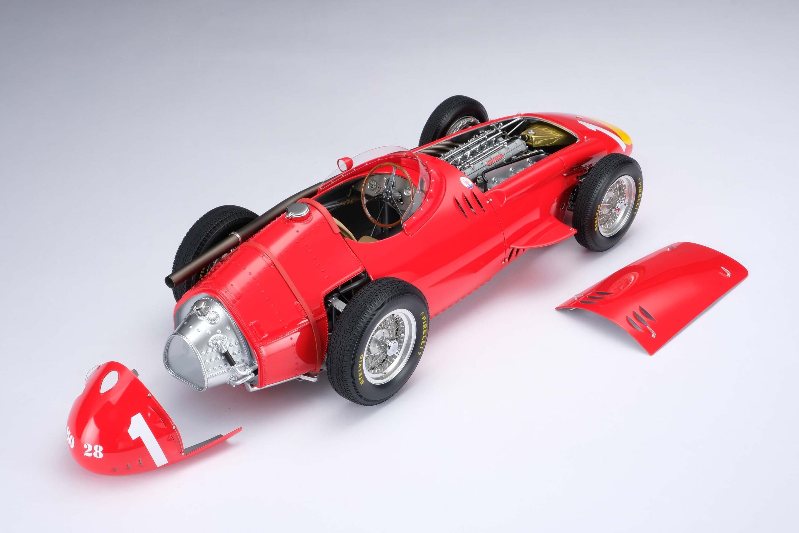 Amalgam Maserati 250F 1957 German Grand Prix - Juan Manuel Fangio - Rot | 1:8 - 画像35