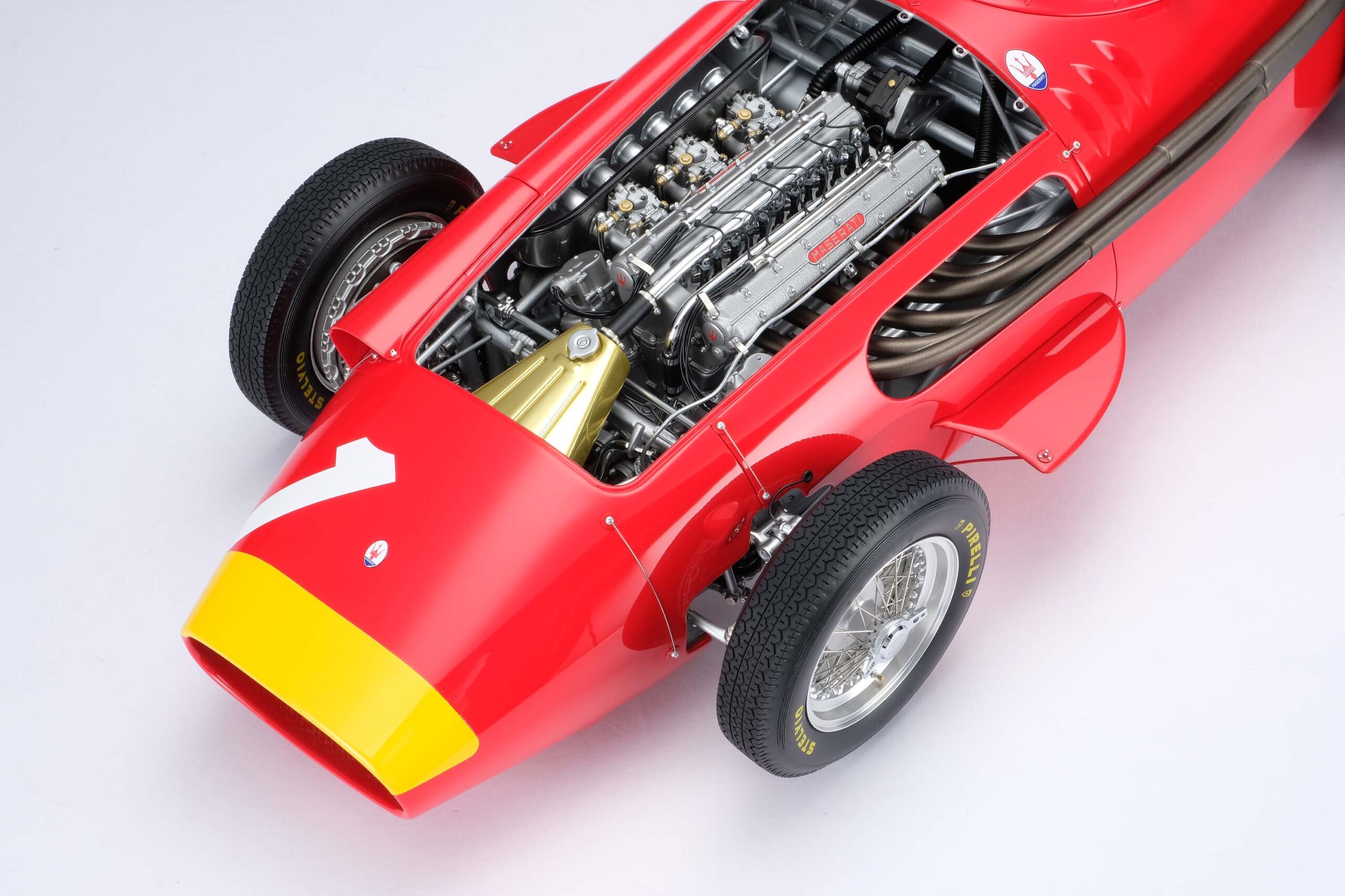Amalgam Maserati 250F 1957 German Grand Prix - Juan Manuel Fangio - Rot | 1:8 - 画像36